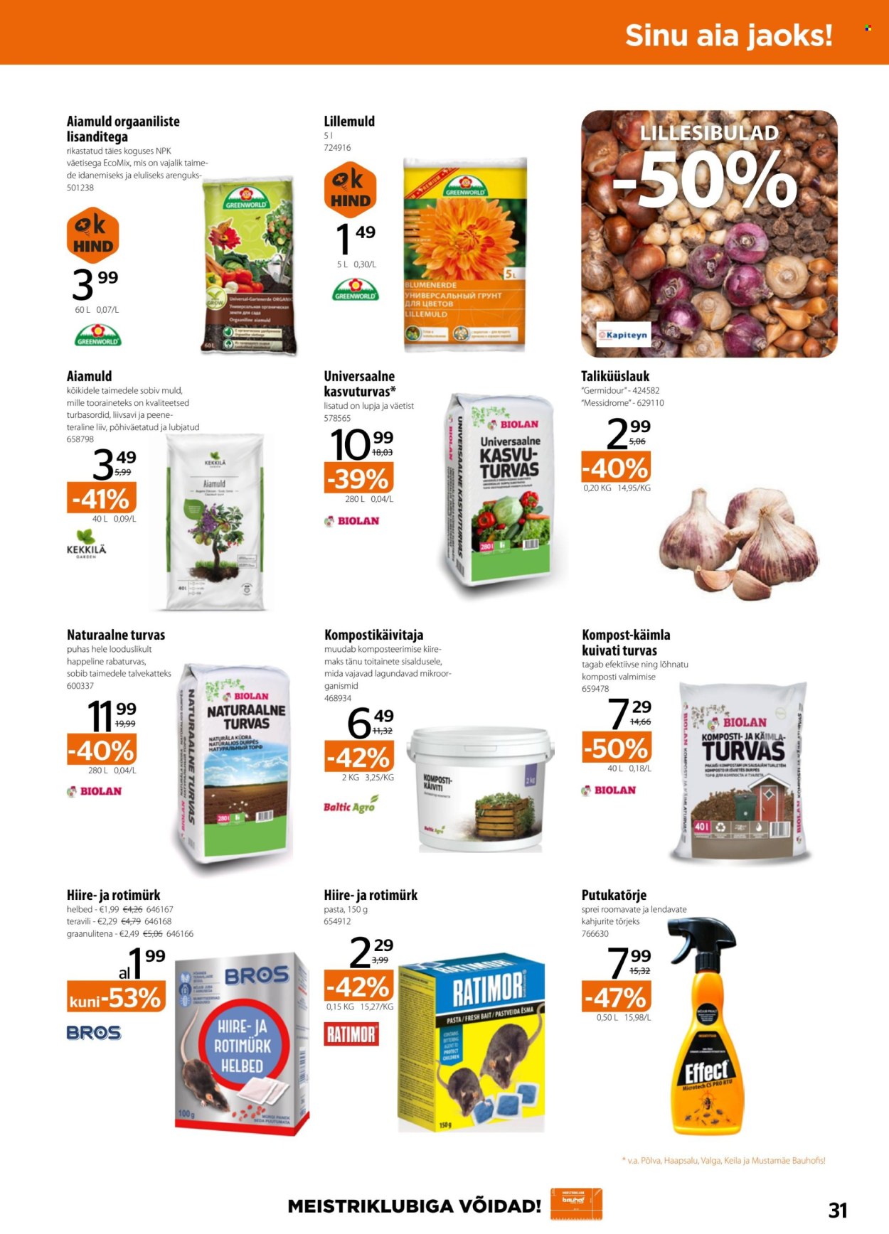 bauhof - Bauhof kliendileht - BAUHOF kliendileht (7.10 - 3.11.2025) - page: 31