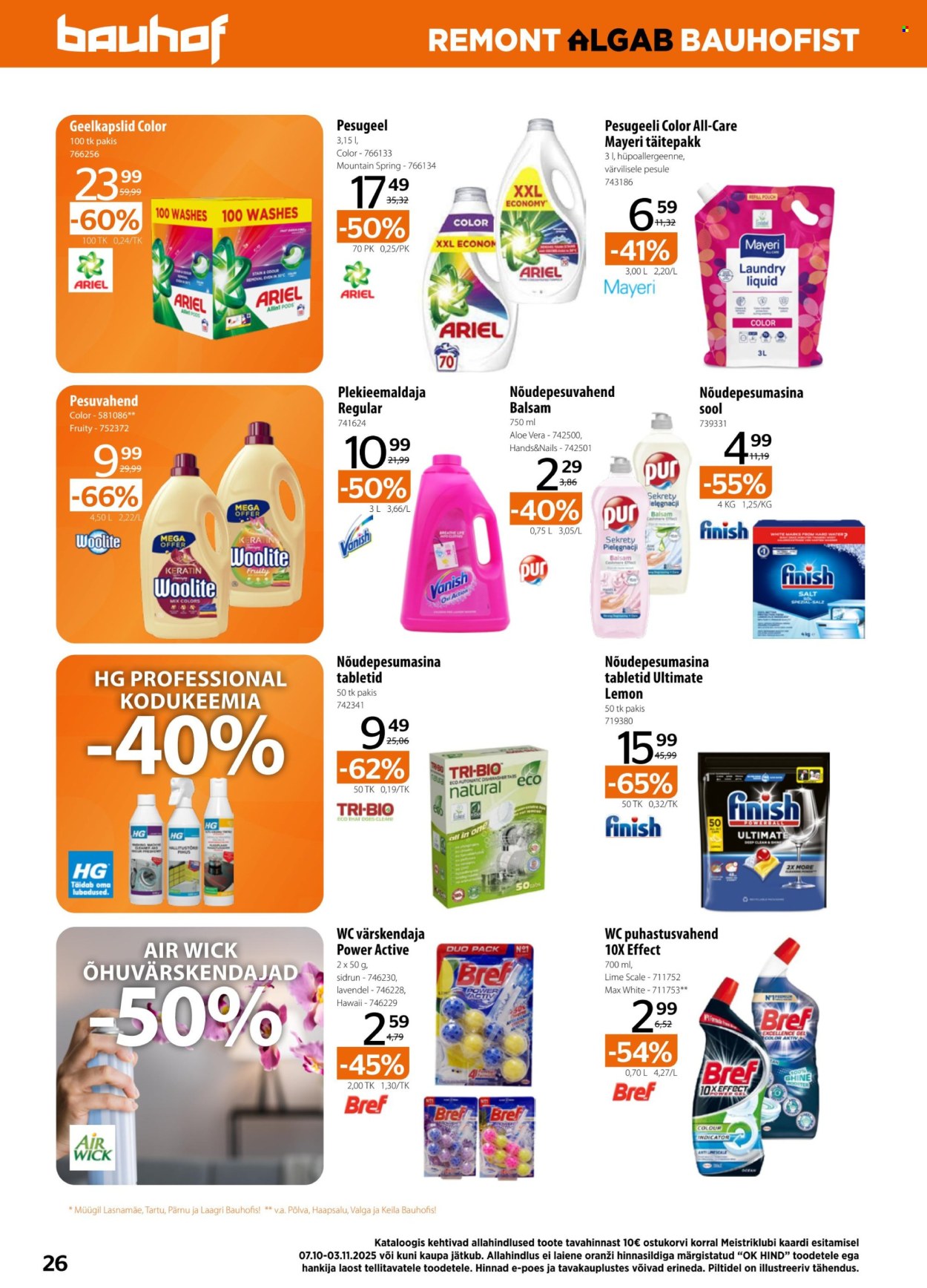 bauhof - Bauhof kliendileht - BAUHOF kliendileht (7.10 - 3.11.2025) - page: 26