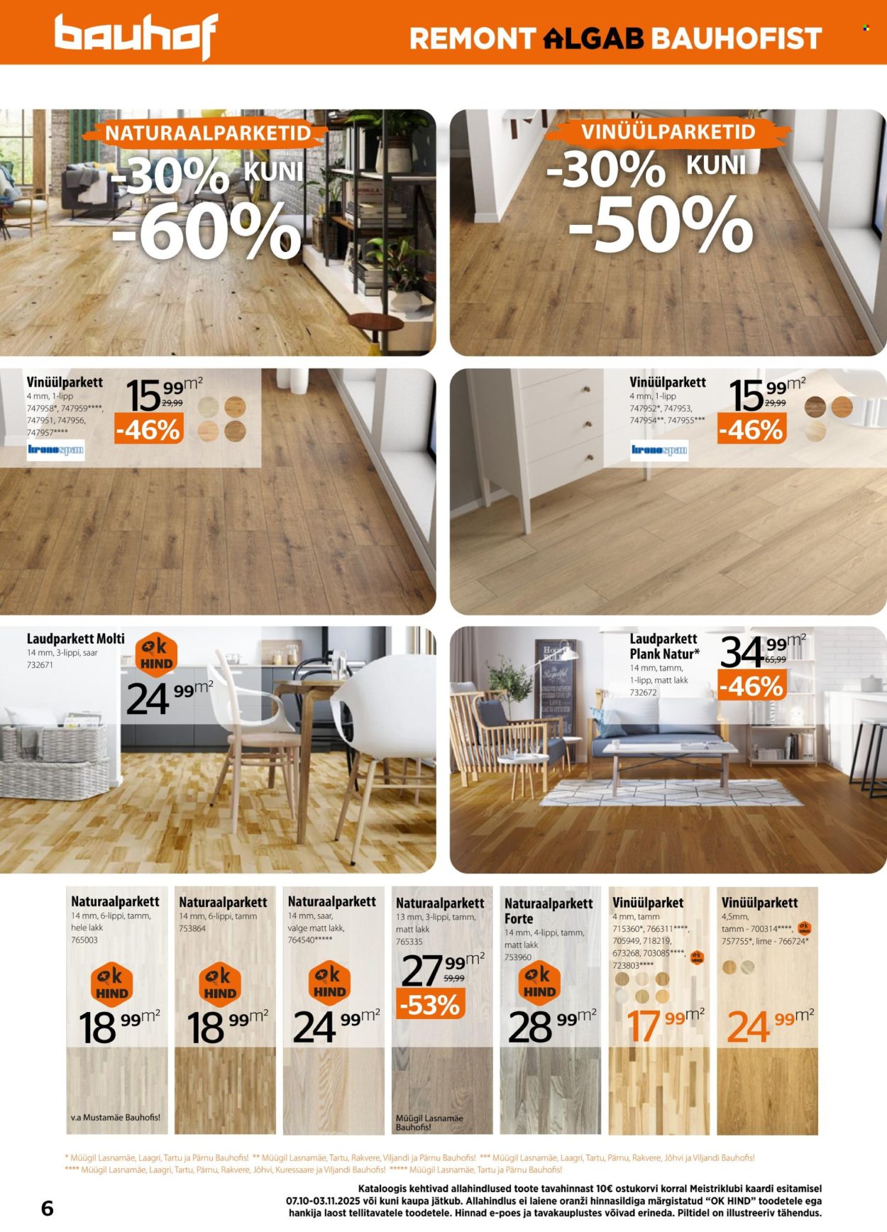 bauhof - Bauhof kliendileht - BAUHOF kliendileht (7.10 - 3.11.2025) - page: 6