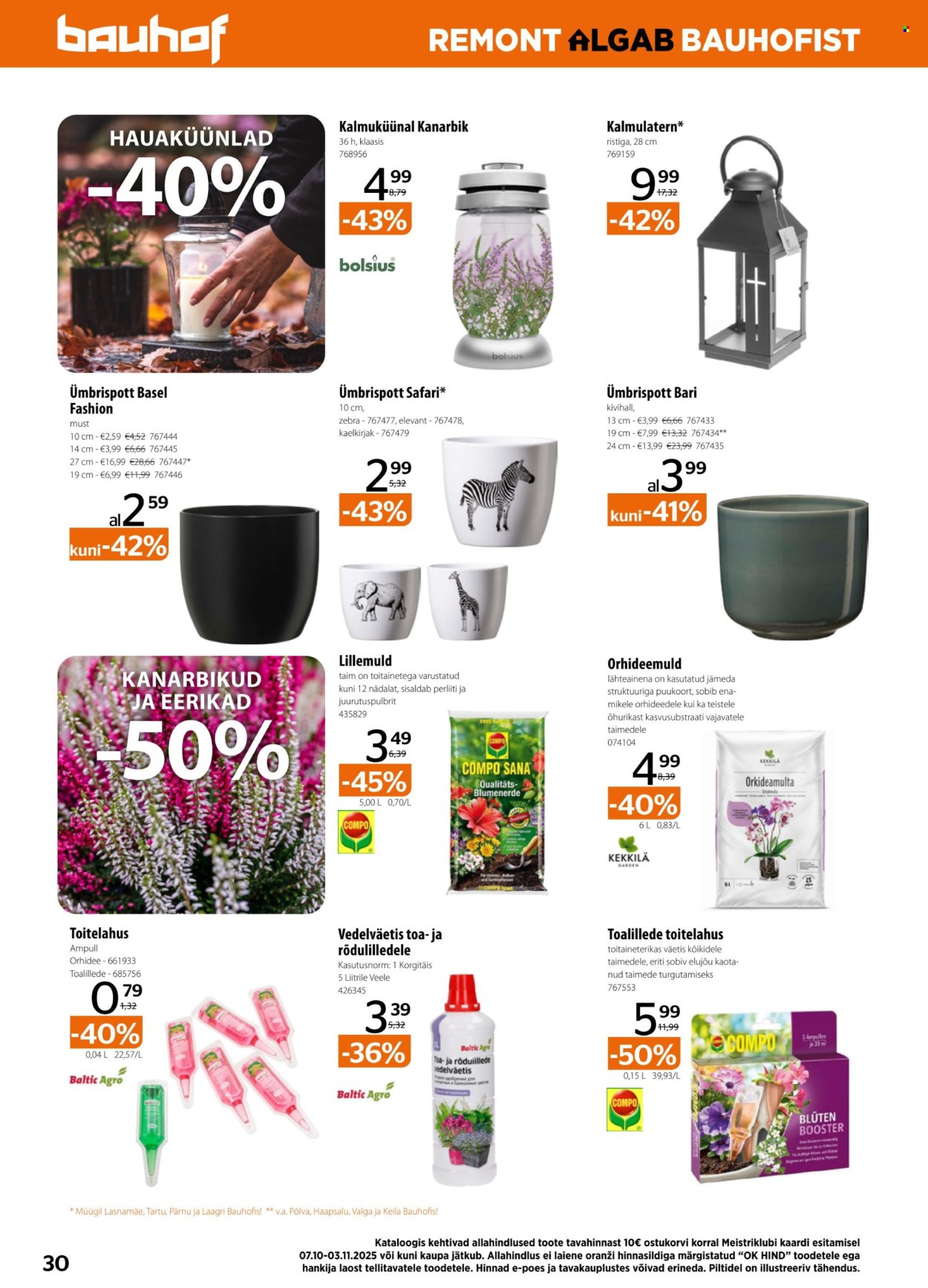 bauhof - Bauhof kliendileht - BAUHOF kliendileht (7.10 - 3.11.2025) - page: 30
