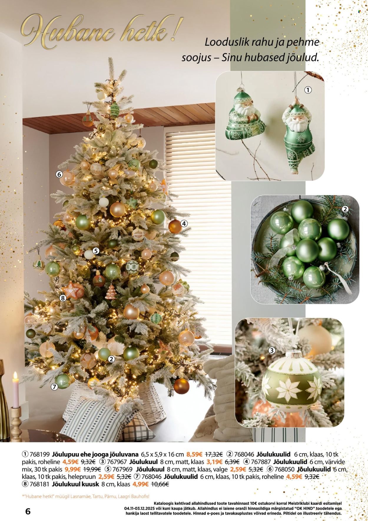 bauhof - Bauhof kliendileht - JÕULUD ALGAVAD BAUHOFIST! (4.11 - 31.12.2025) - page: 6