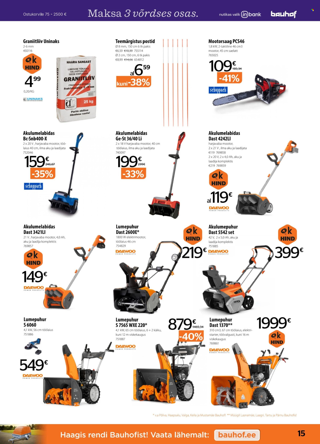 bauhof - Bauhof kliendileht (4.12.2025 - 5.01.2026) - page: 15