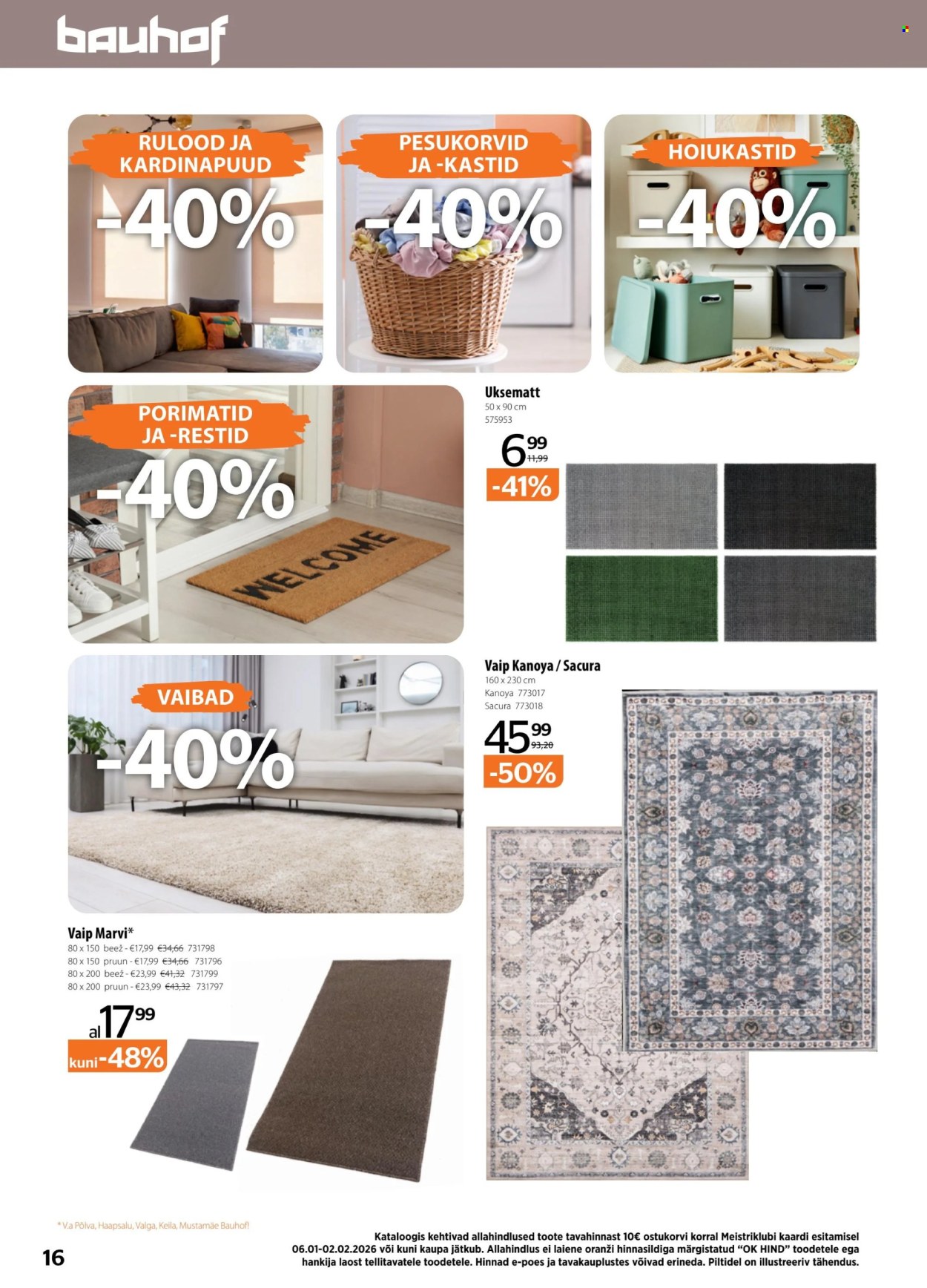bauhof - Bauhof kliendileht (6.01 - 2.02.2026) - page: 16