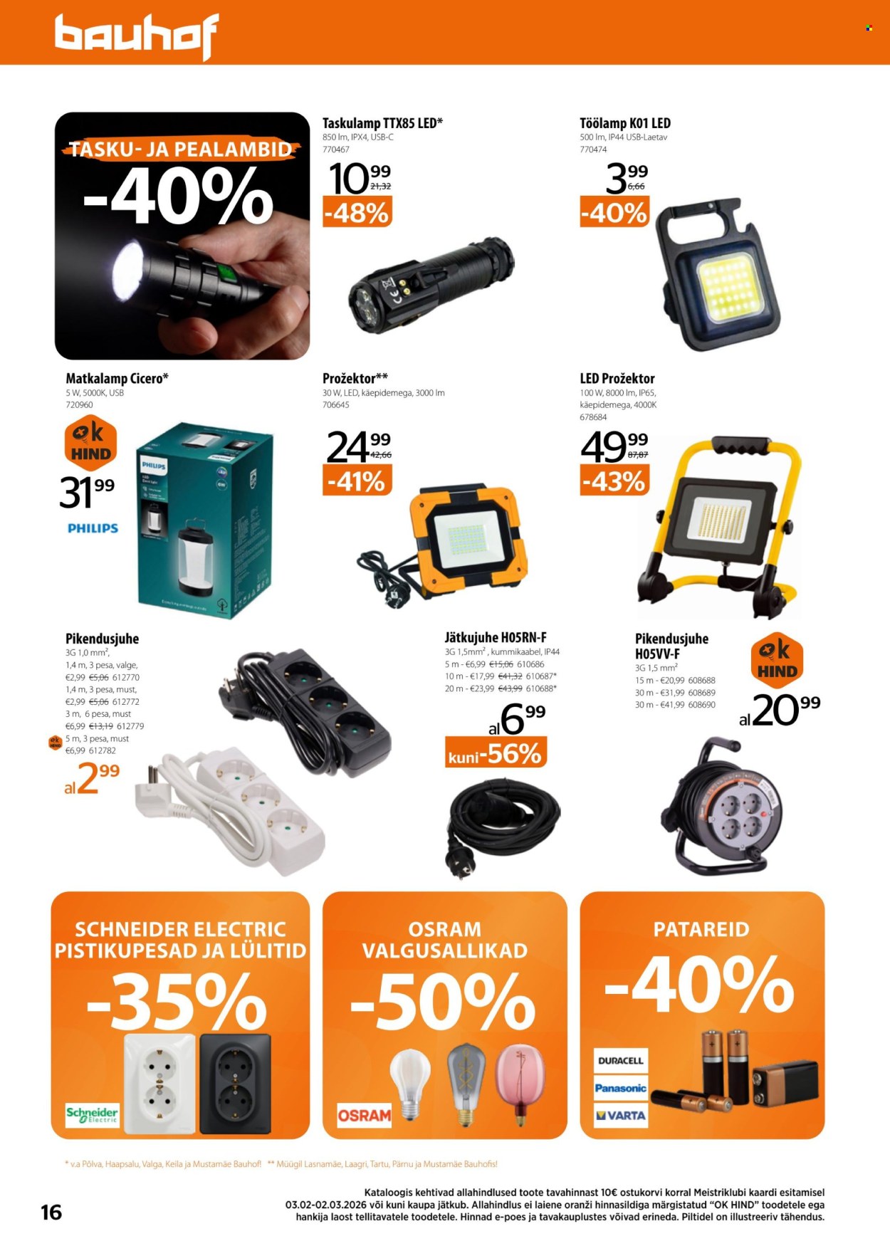 bauhof - Bauhof kliendileht (3.02 - 2.03.2026) - page: 16