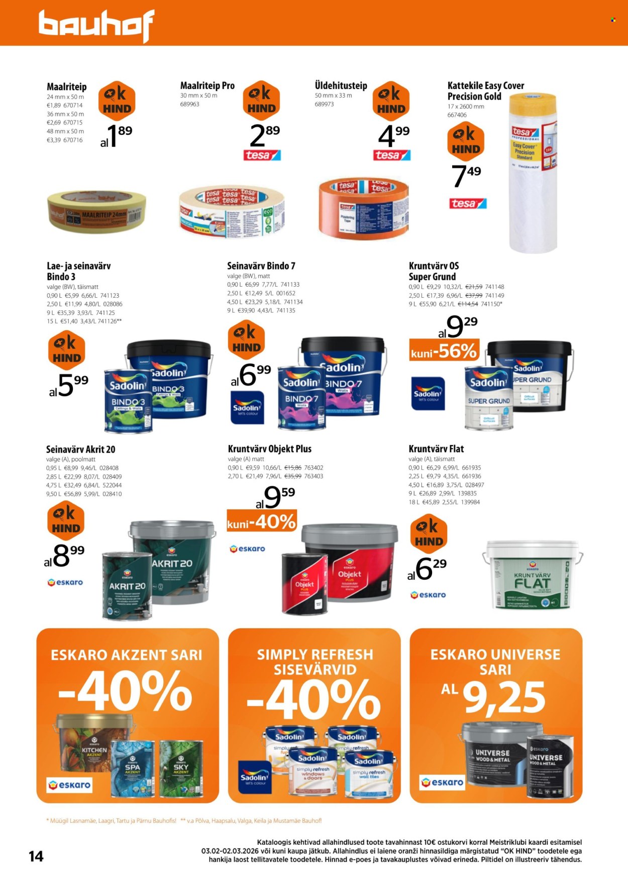 bauhof - Bauhof kliendileht (3.02 - 2.03.2026) - page: 14