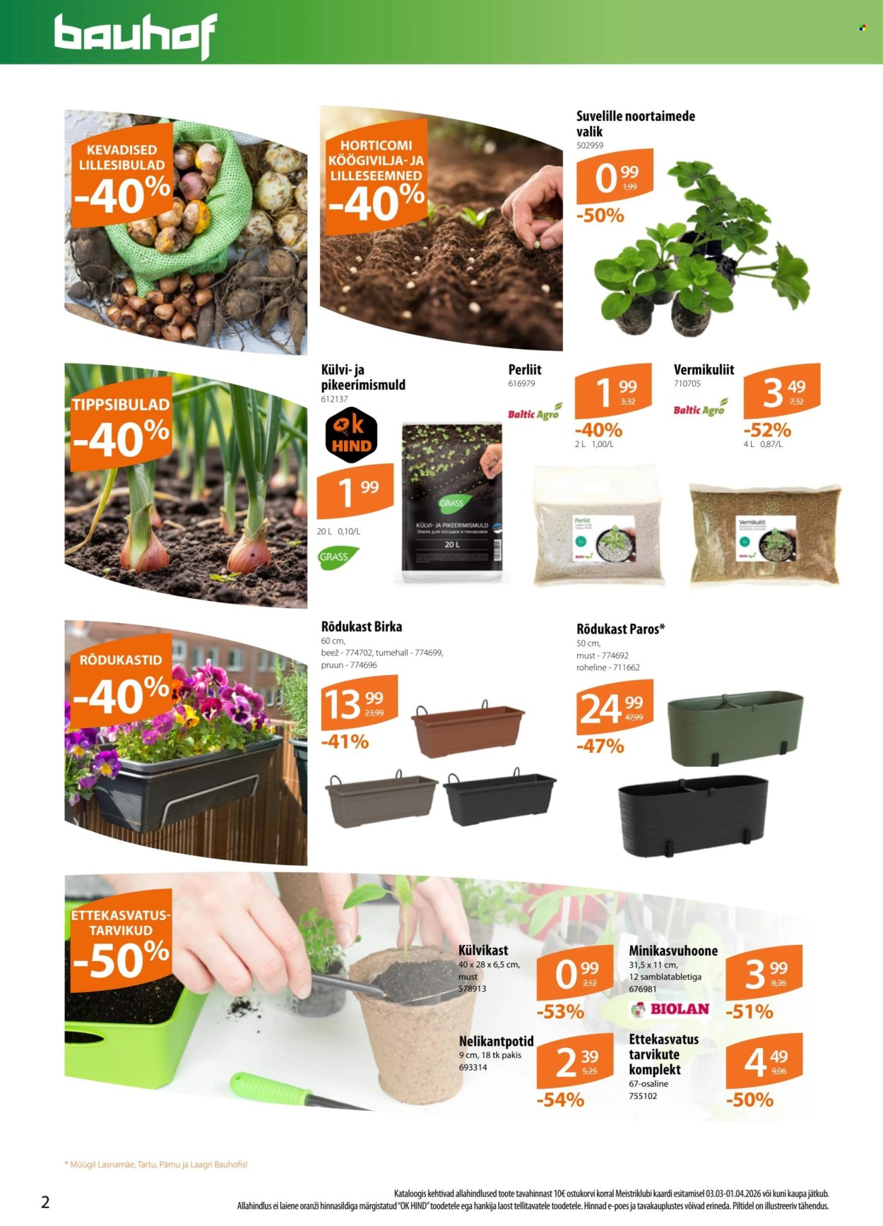bauhof - Bauhof kliendileht (3.03 - 1.04.2026) - page: 2