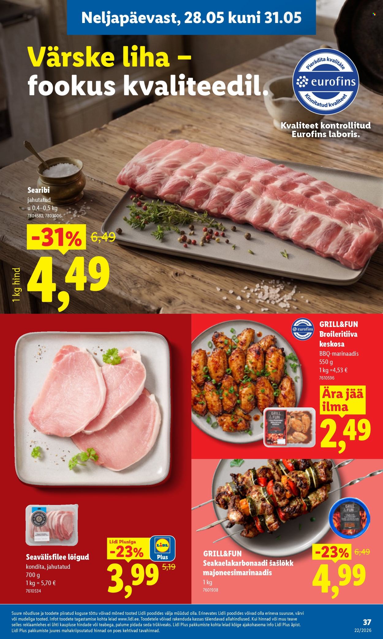lidl - Lidl kliendileht - Kliendileht (25.05 - 31.05.2026) - page: 37