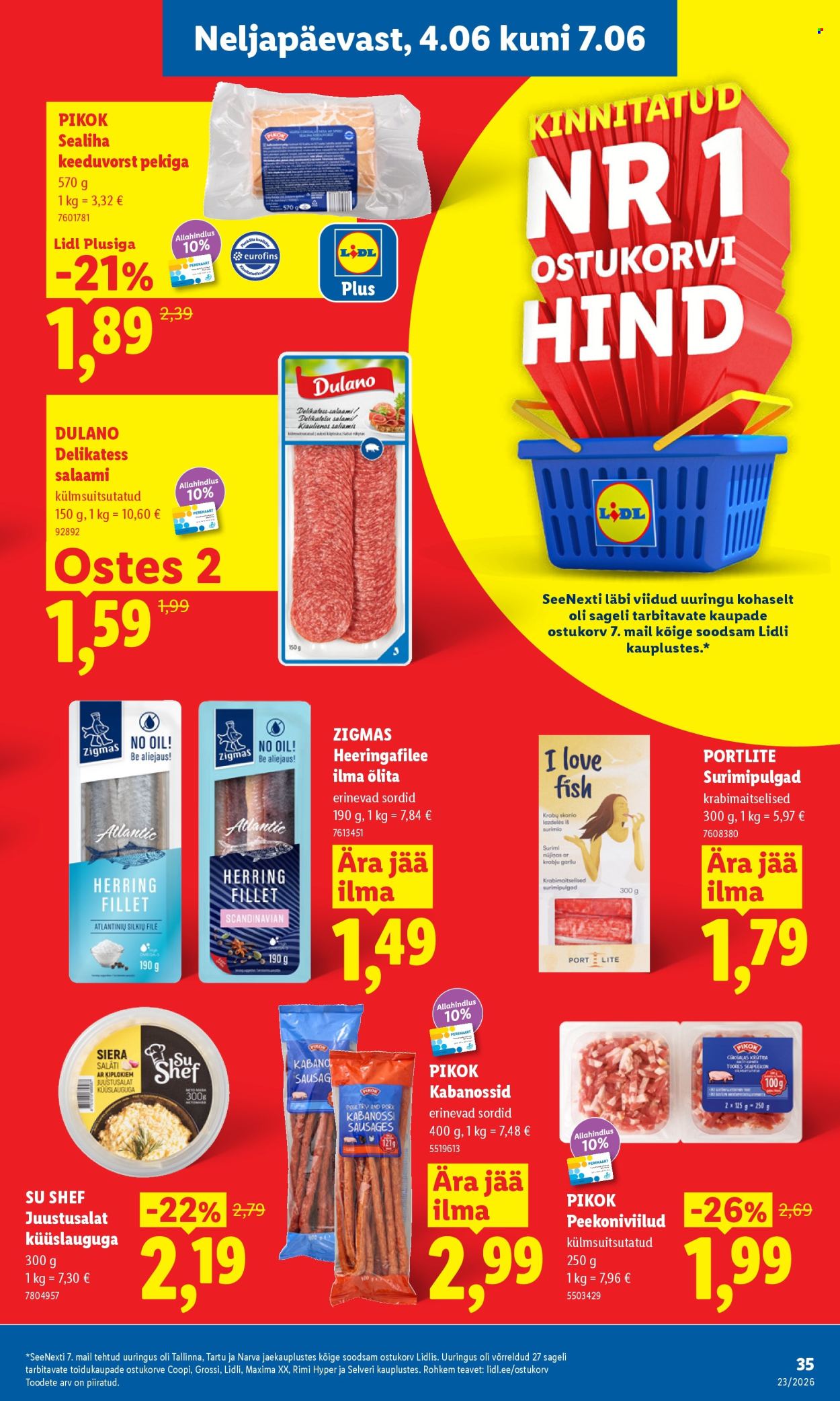 lidl - Lidl kliendileht - Kliendileht (1.06 - 7.06.2026) - page: 35