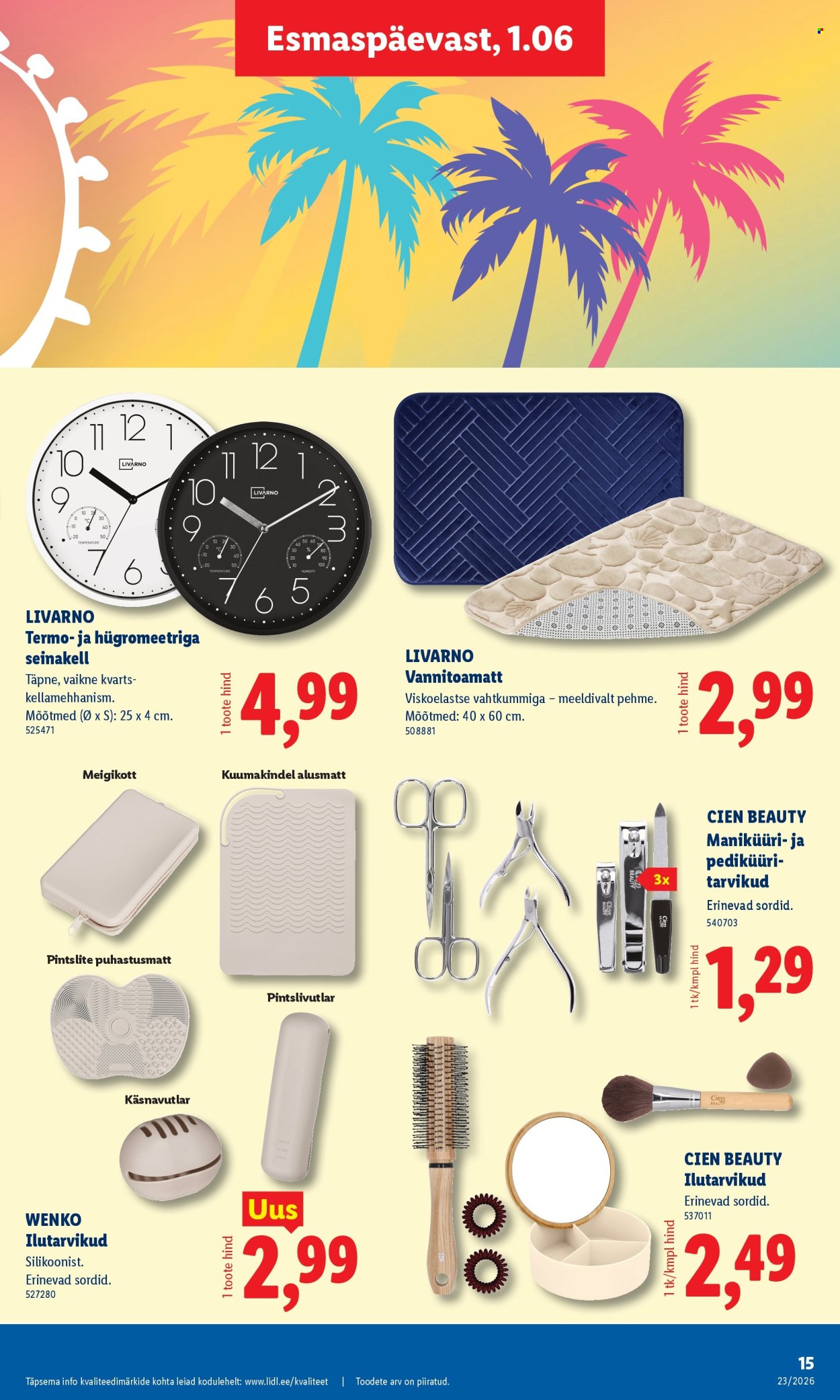 lidl - Lidl kliendileht - Tööstuskaupade pakkumised (1.06 - 7.06.2026) - page: 15