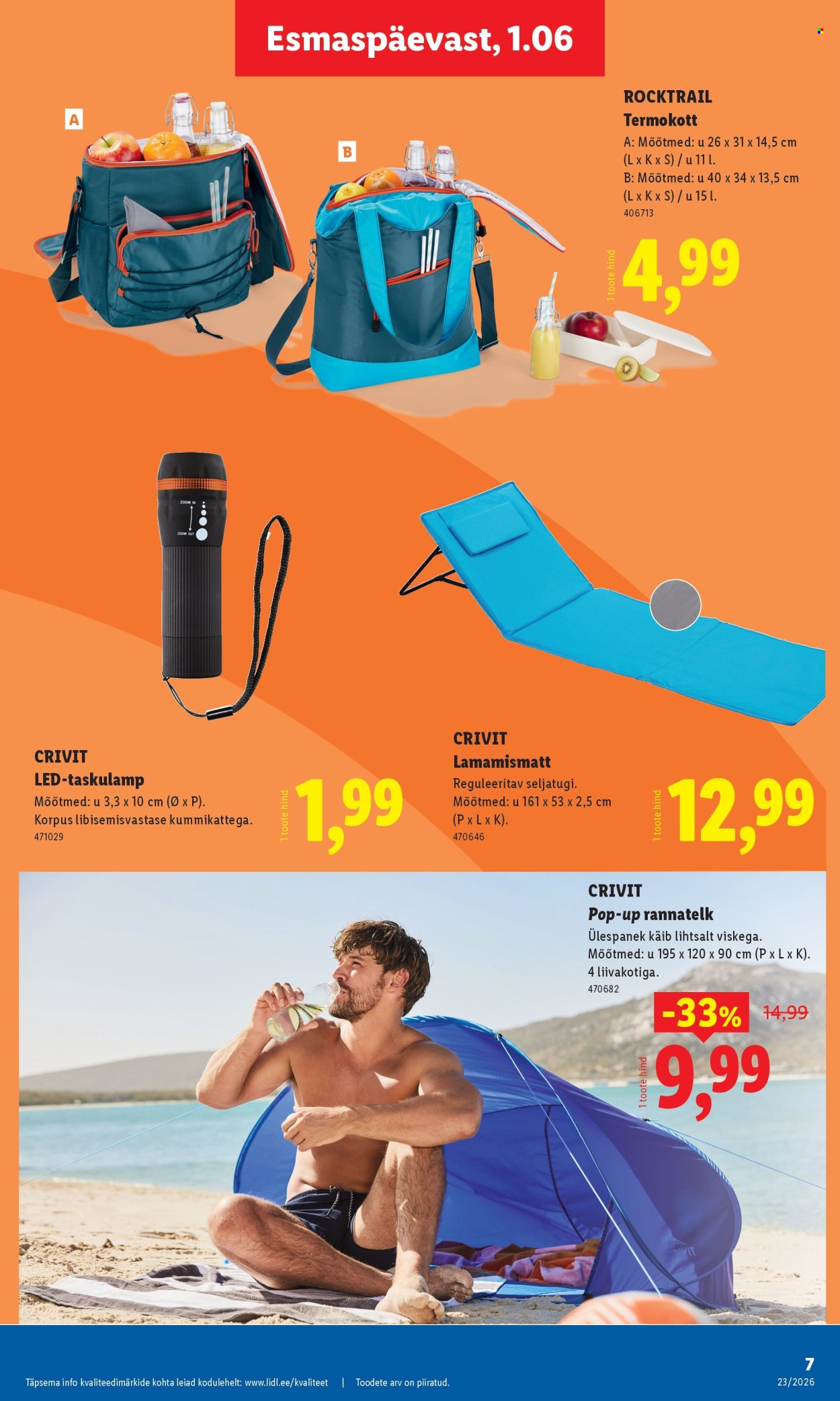 lidl - Lidl kliendileht - Tööstuskaupade pakkumised (1.06 - 7.06.2026) - page: 7