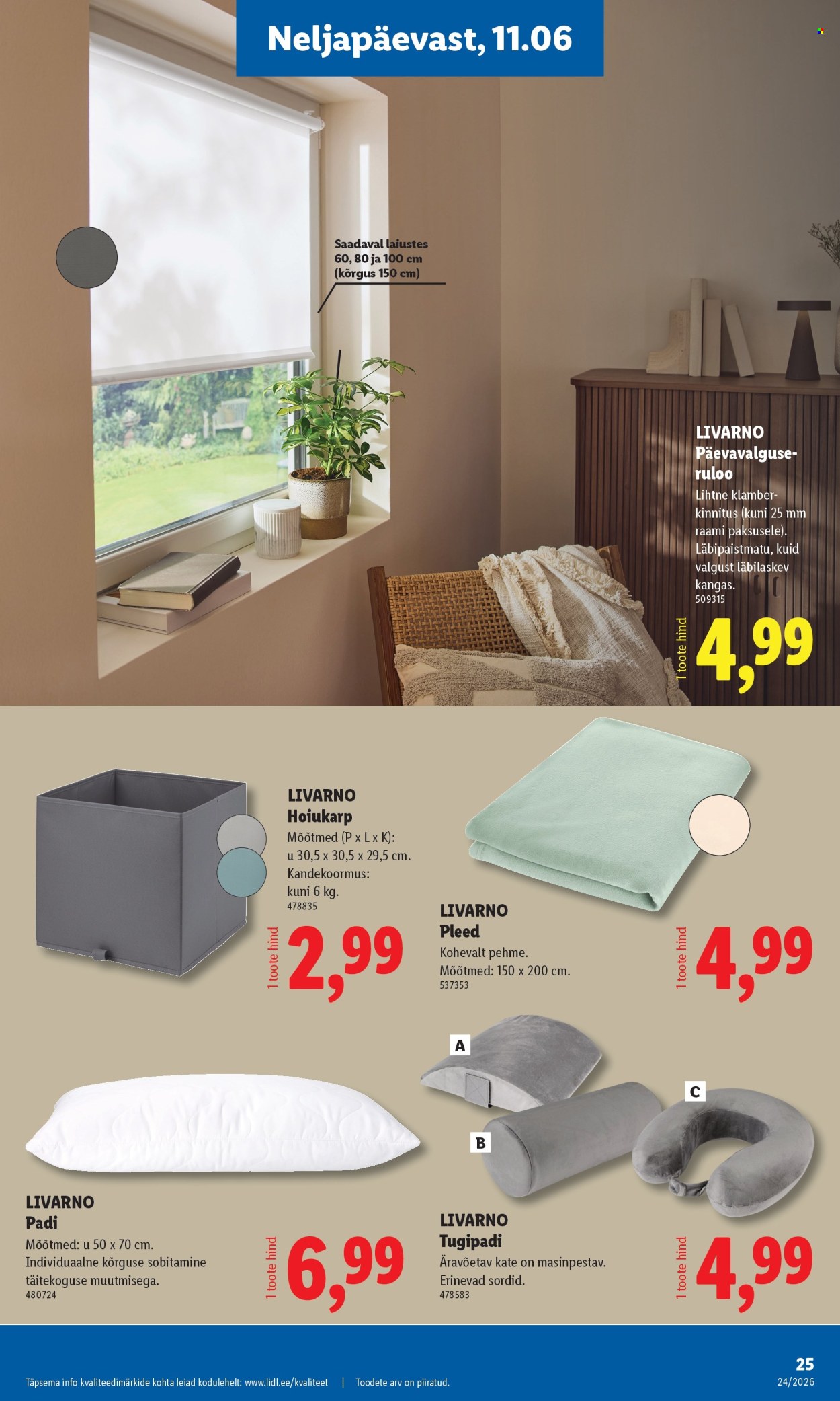 lidl - Lidl kliendileht - Tööstuskaupade pakkumised (8.06 - 14.06.2026) - page: 25