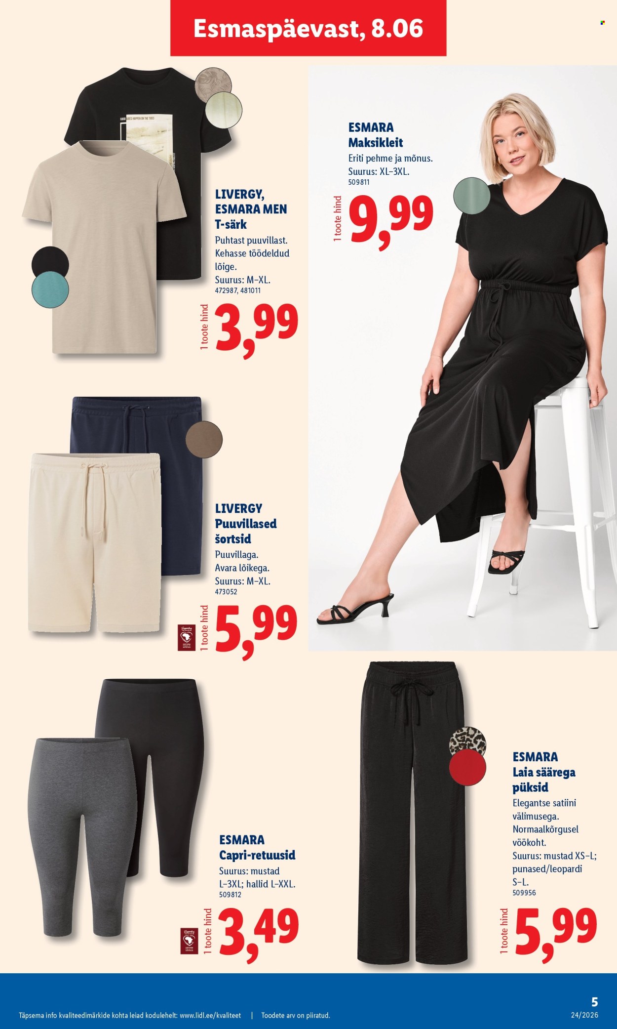 lidl - Lidl kliendileht - Tööstuskaupade pakkumised (8.06 - 14.06.2026) - page: 5
