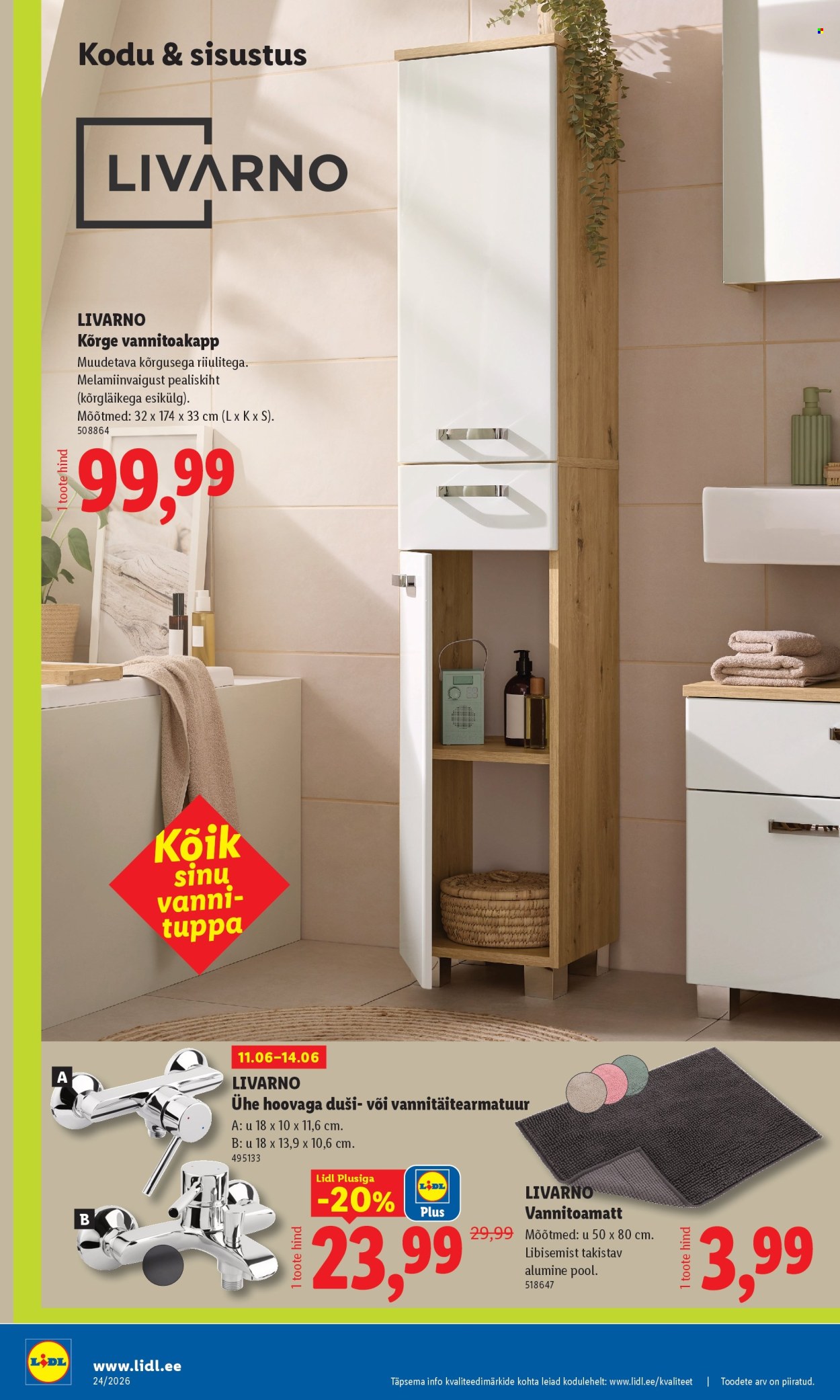 lidl - Lidl kliendileht - Tööstuskaupade pakkumised (8.06 - 14.06.2026) - page: 26