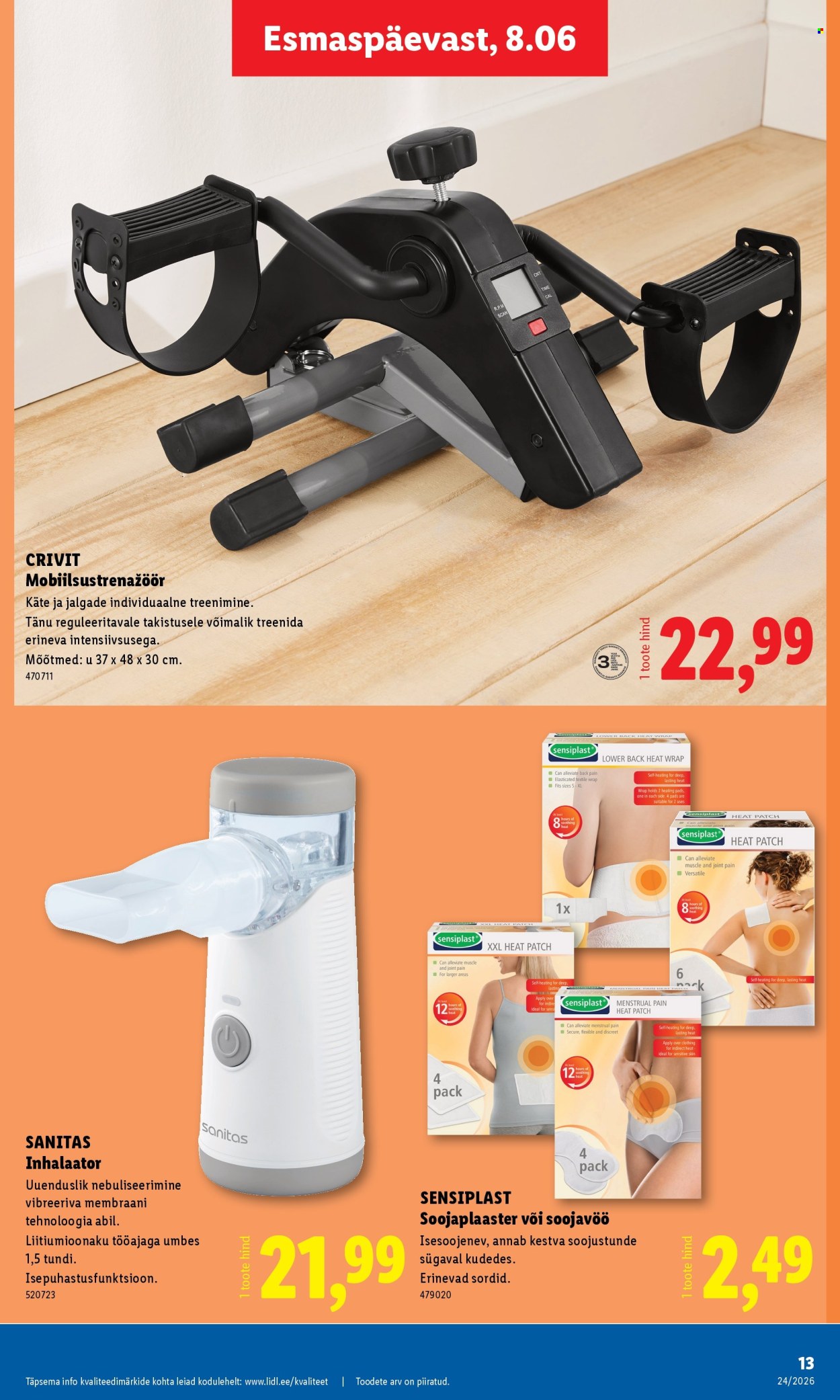 lidl - Lidl kliendileht - Tööstuskaupade pakkumised (8.06 - 14.06.2026) - page: 13