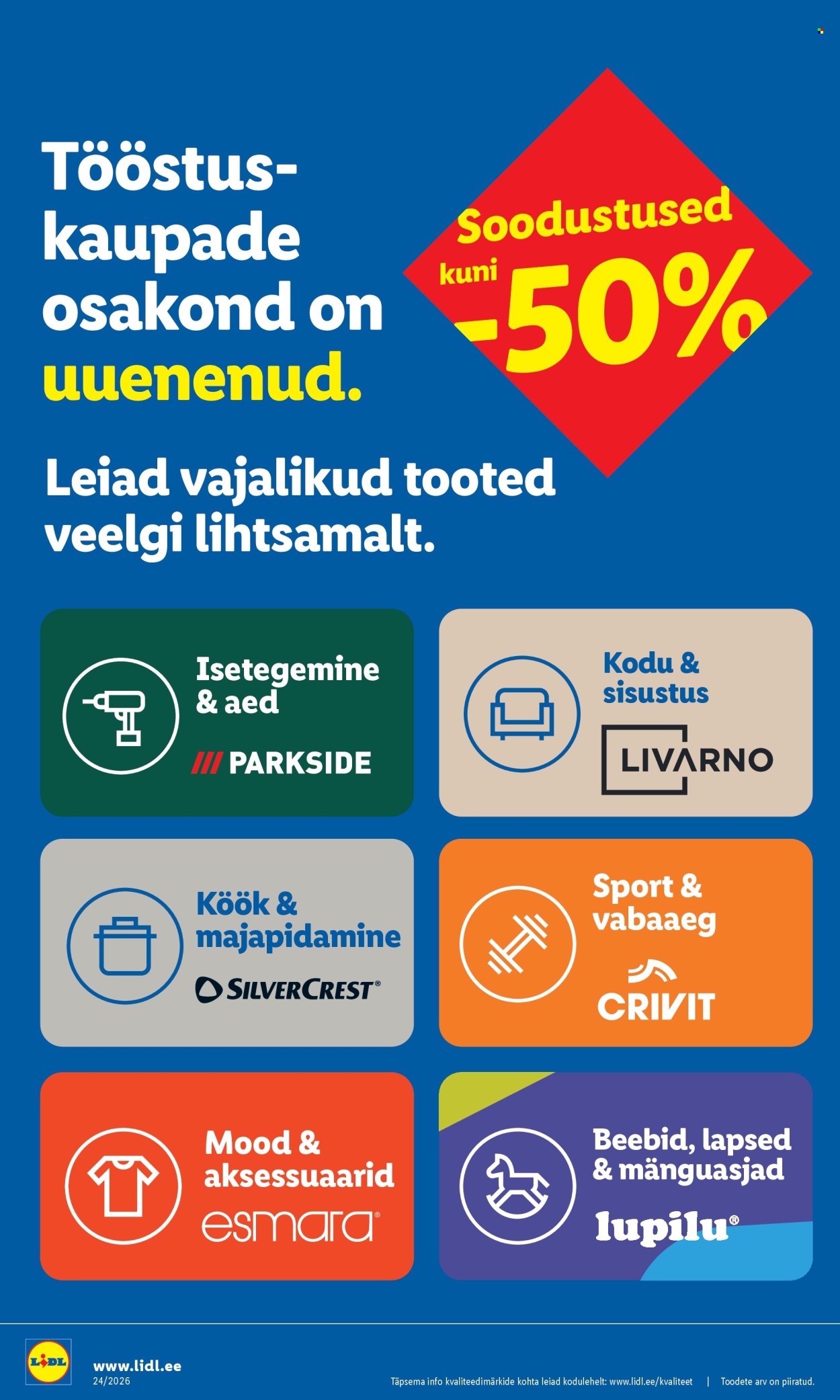lidl - Lidl kliendileht - Tööstuskaupade pakkumised (8.06 - 14.06.2026) - page: 2