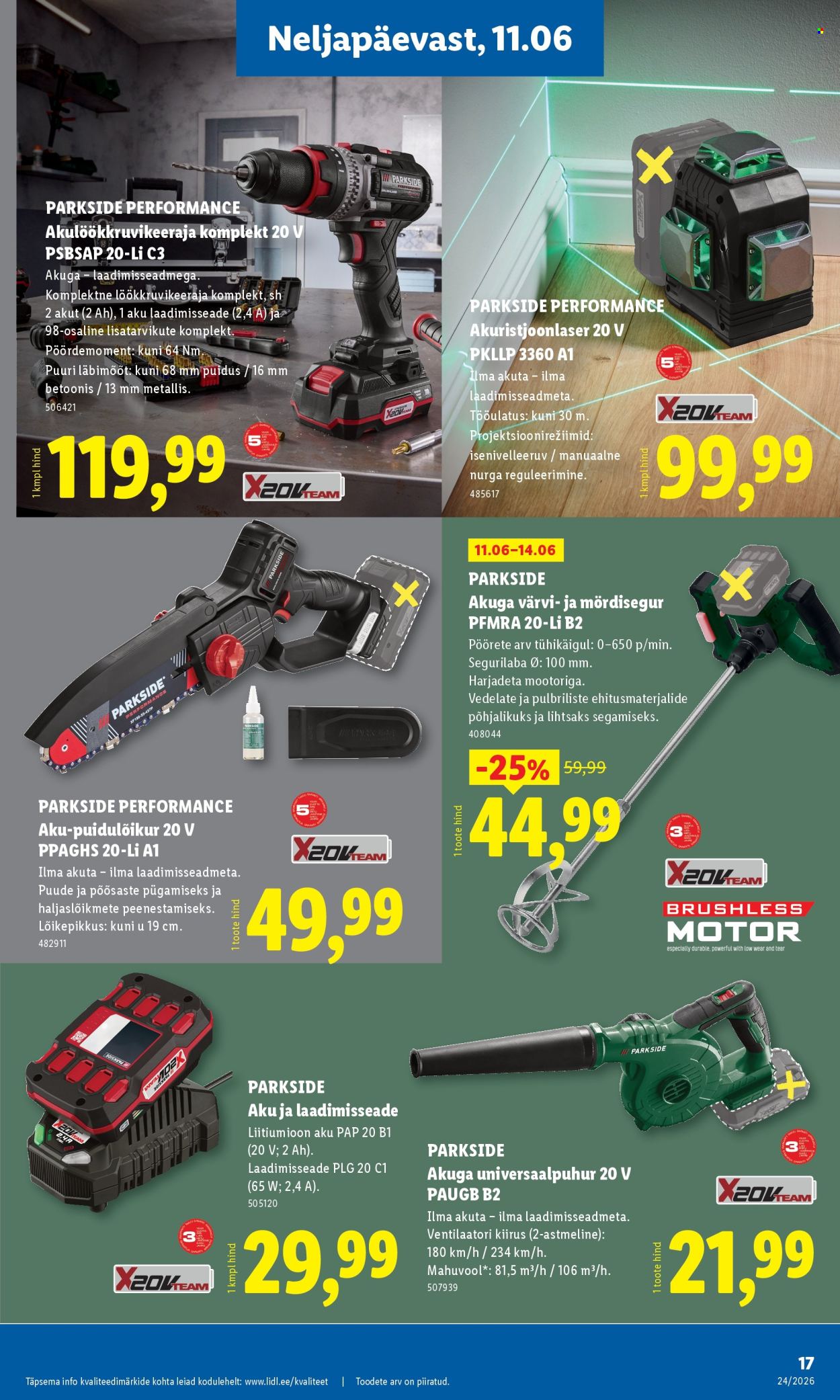 lidl - Lidl kliendileht - Tööstuskaupade pakkumised (8.06 - 14.06.2026) - page: 17