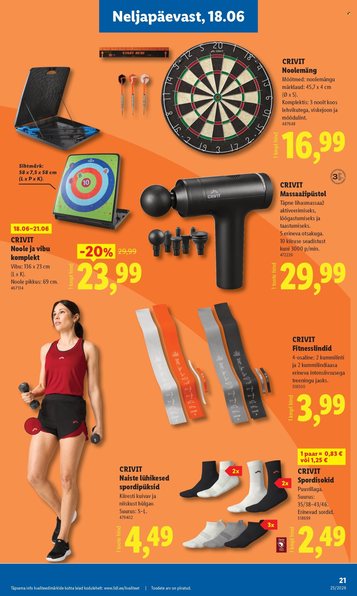 lidl - Lidl kliendileht - Tööstuskaupade pakkumised (15.06 - 21.06.2026) - page: 21