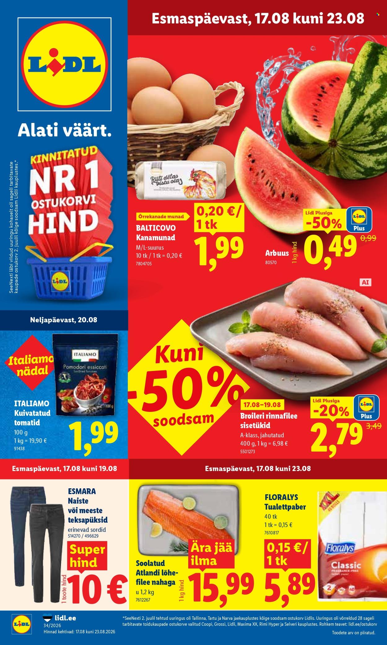 lidl - Lidl kliendileht (17.08 - 23.08.2026)