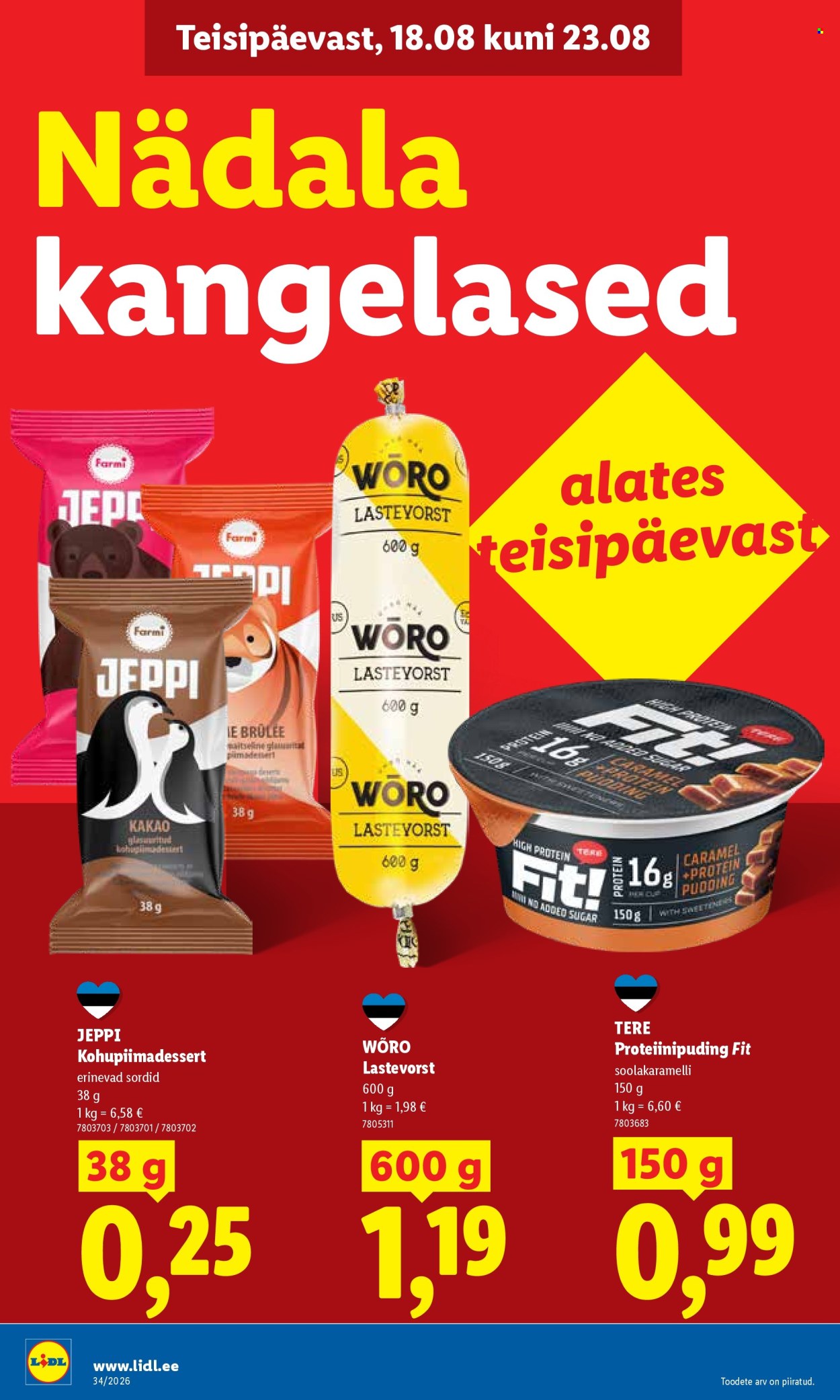 lidl - Lidl kliendileht (17.08 - 23.08.2026) - page: 8