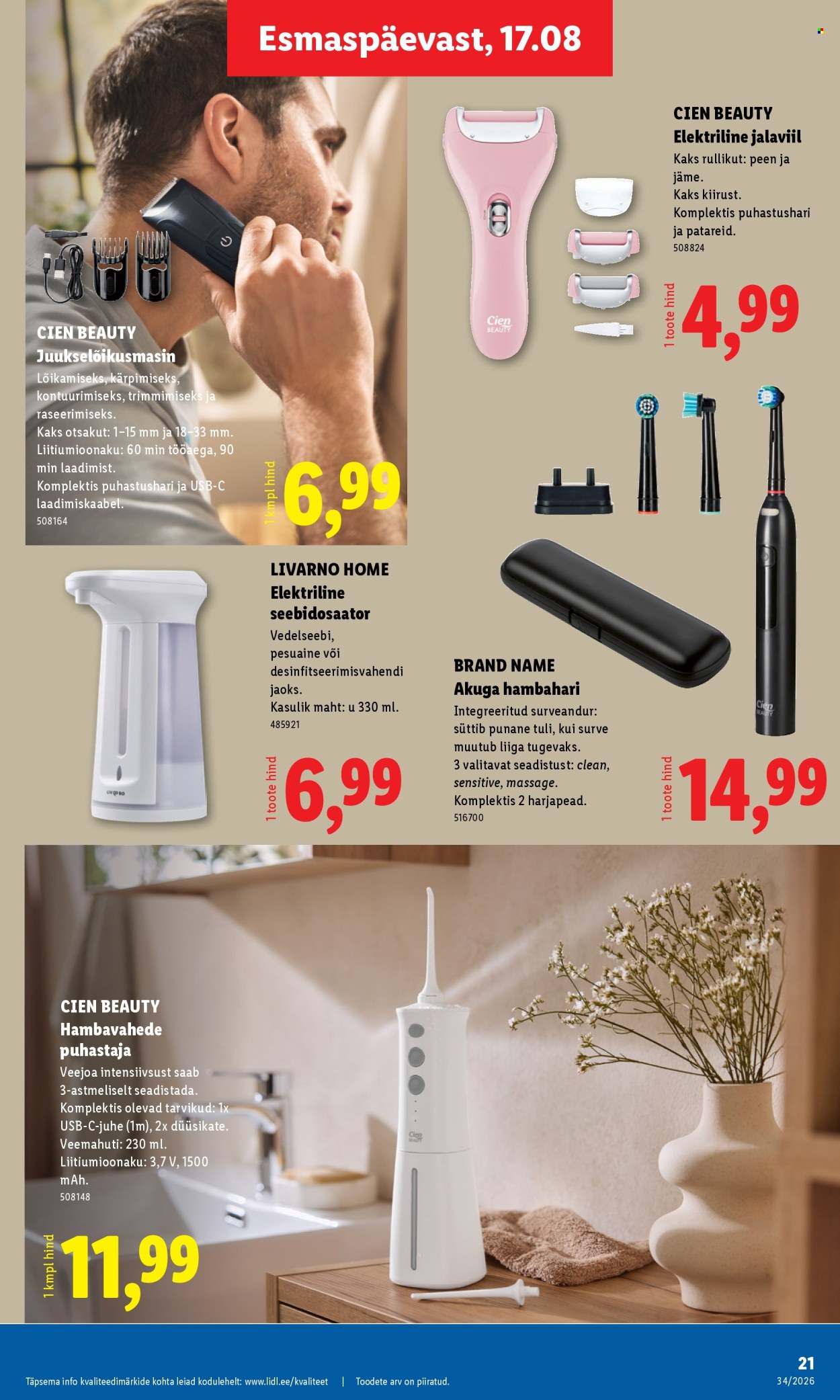 lidl - Lidl kliendileht (17.08 - 23.08.2026) - page: 7