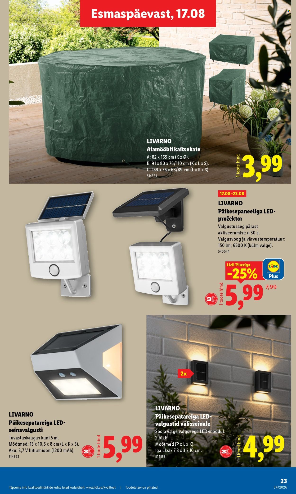 lidl - Lidl kliendileht (17.08 - 23.08.2026) - page: 9