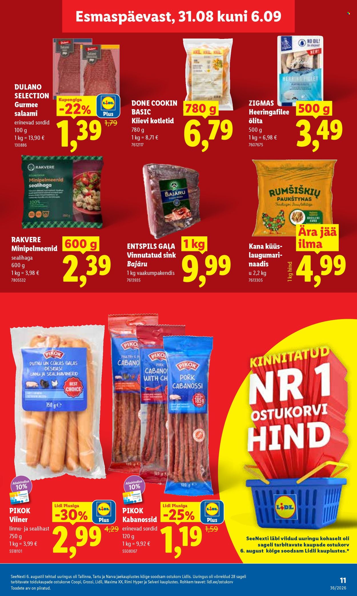 lidl - Lidl kliendileht (31.08 - 6.09.2026) - page: 11