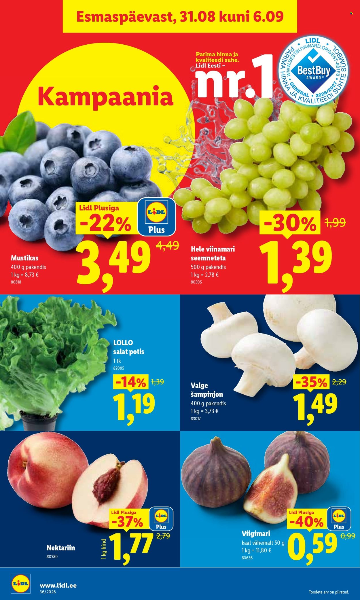 lidl - Lidl kliendileht (31.08 - 6.09.2026) - page: 6