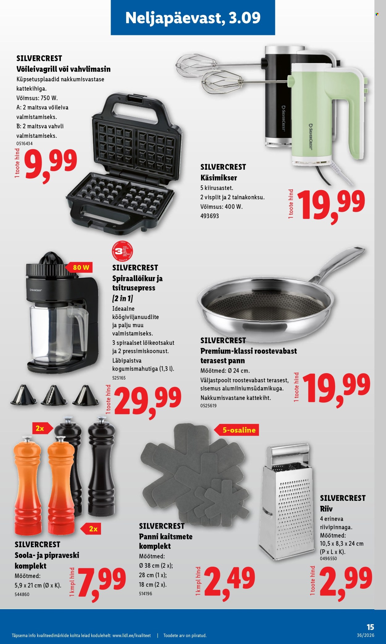 lidl - Lidl kliendileht (31.08 - 6.09.2026) - page: 15