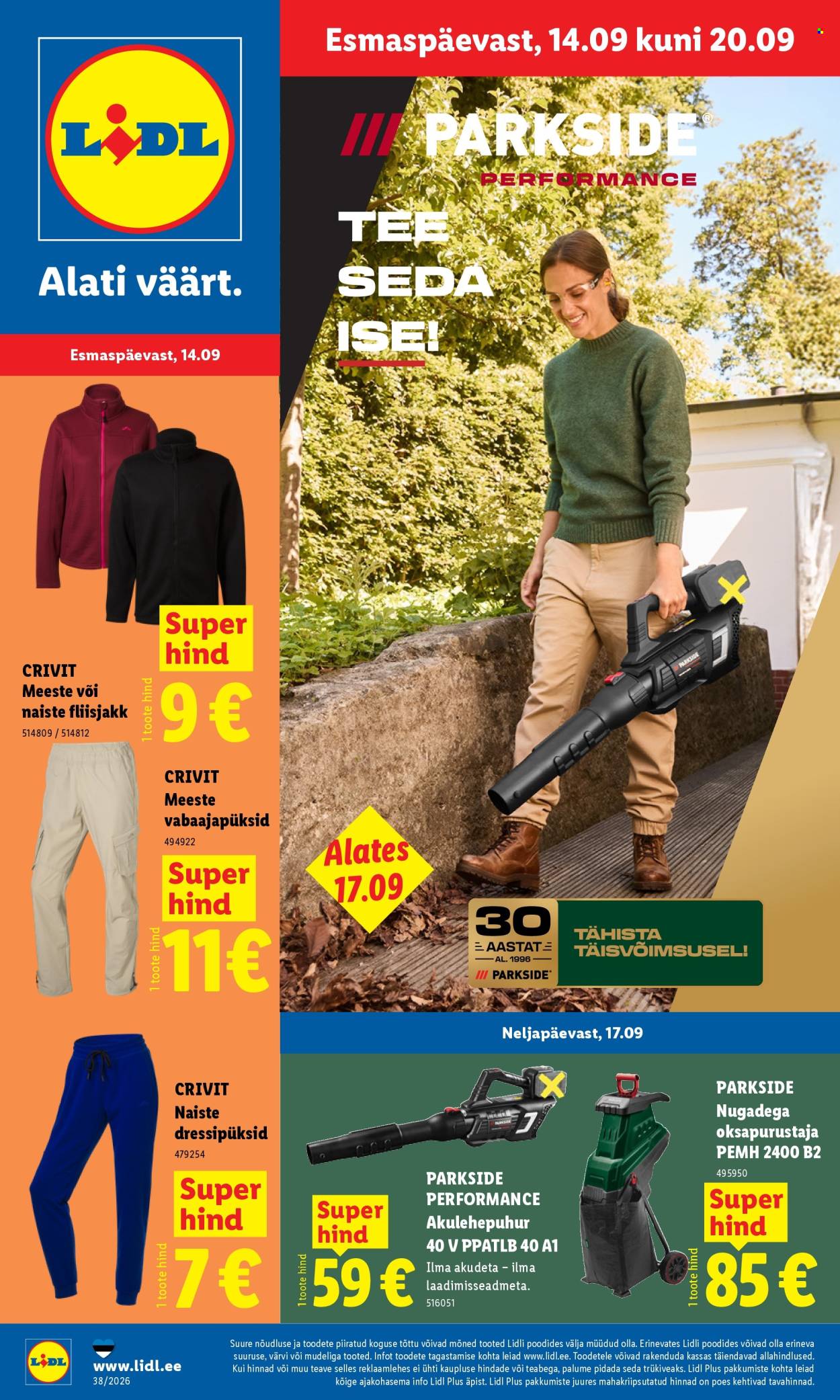 lidl - Lidl kliendileht (14.09 - 20.09.2026)