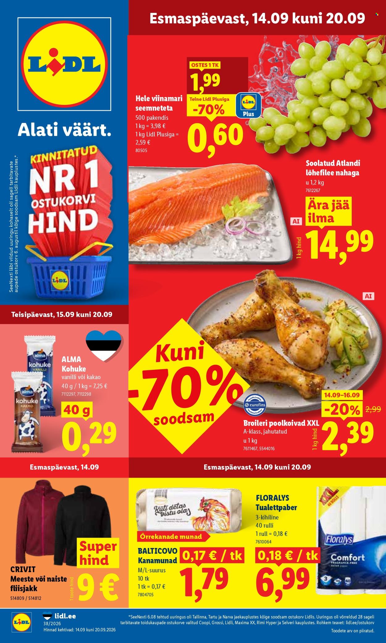 lidl - Lidl kliendileht (14.09 - 20.09.2026) - page: 1