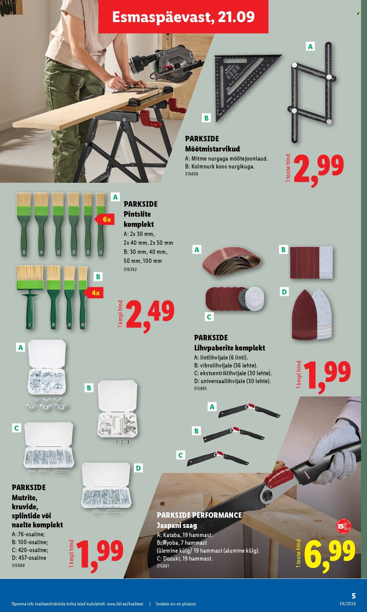 lidl - Lidl kliendileht (21.09 - 27.09.2026) - page: 5