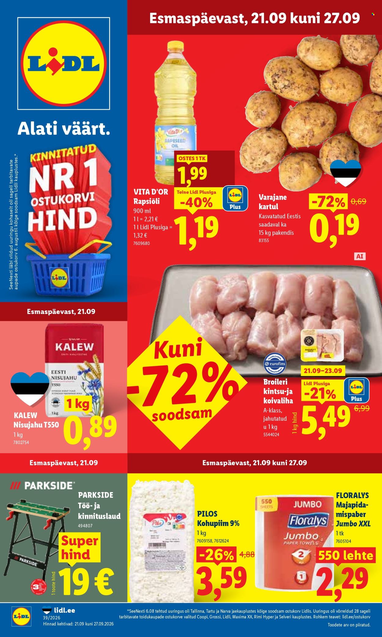 lidl - Lidl kliendileht (21.09 - 27.09.2026) - page: 1