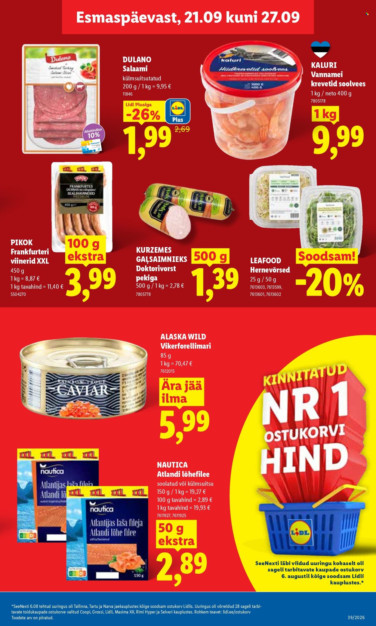 lidl - Lidl kliendileht (21.09 - 27.09.2026) - page: 9
