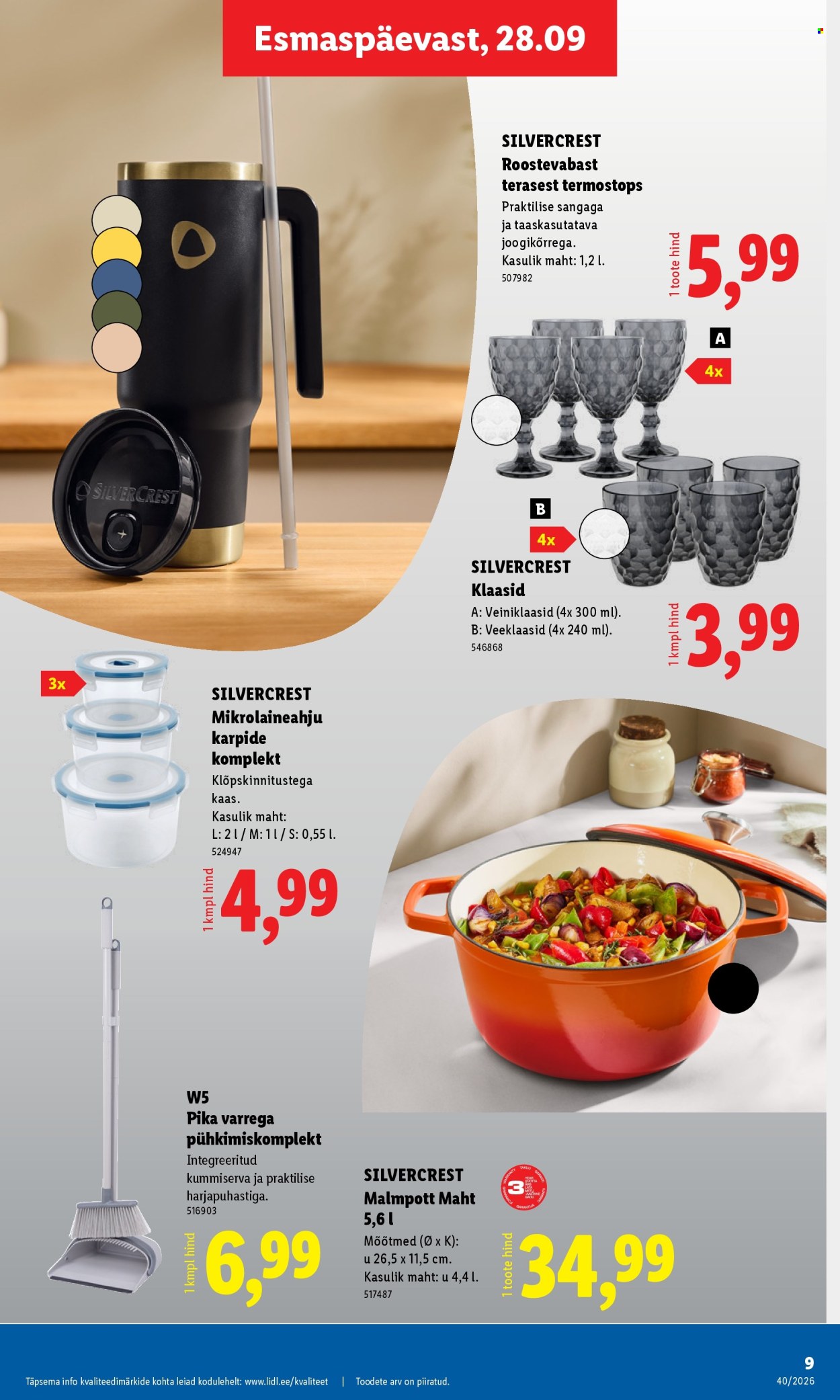lidl - Lidl kliendileht (28.09 - 4.10.2026) - page: 9
