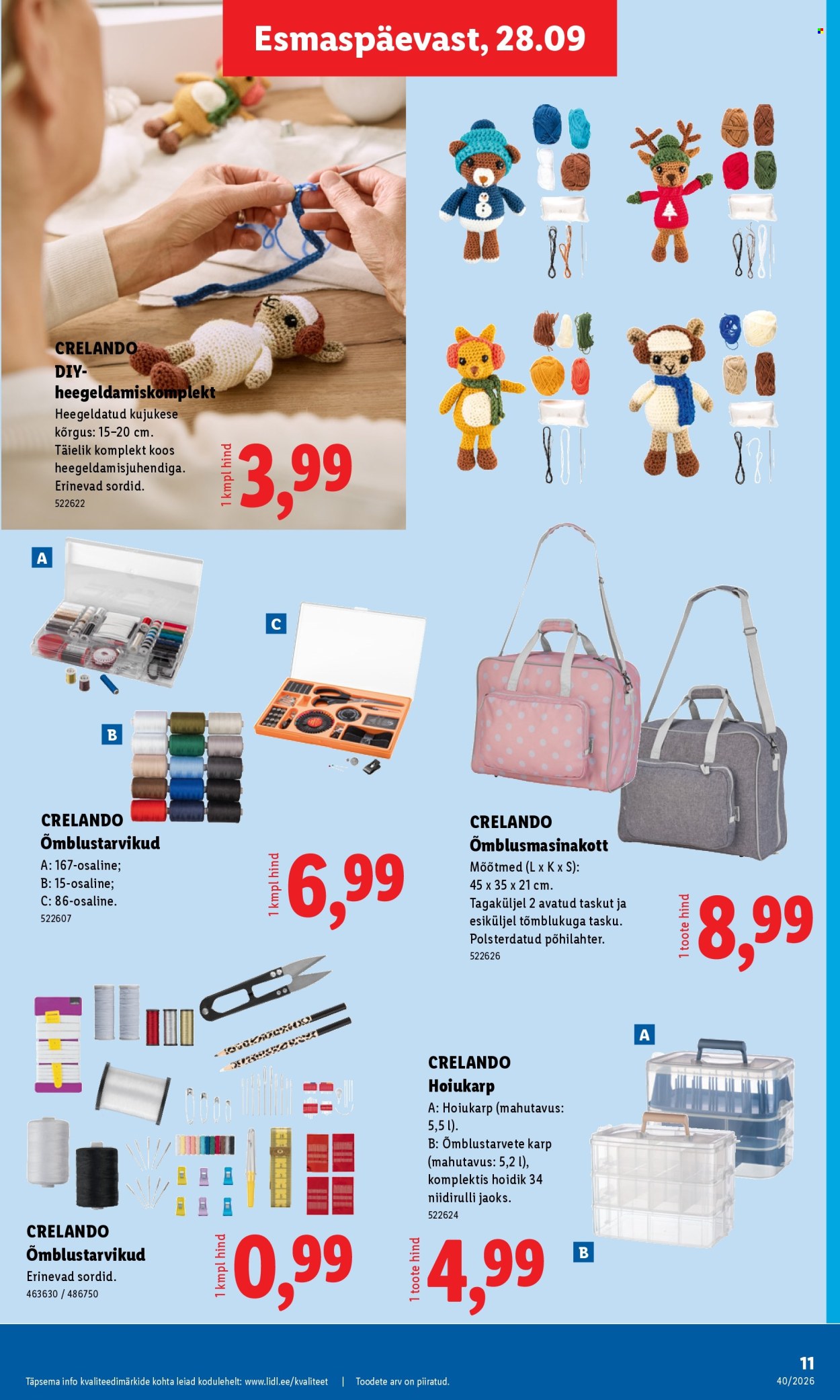 lidl - Lidl kliendileht (28.09 - 4.10.2026) - page: 11
