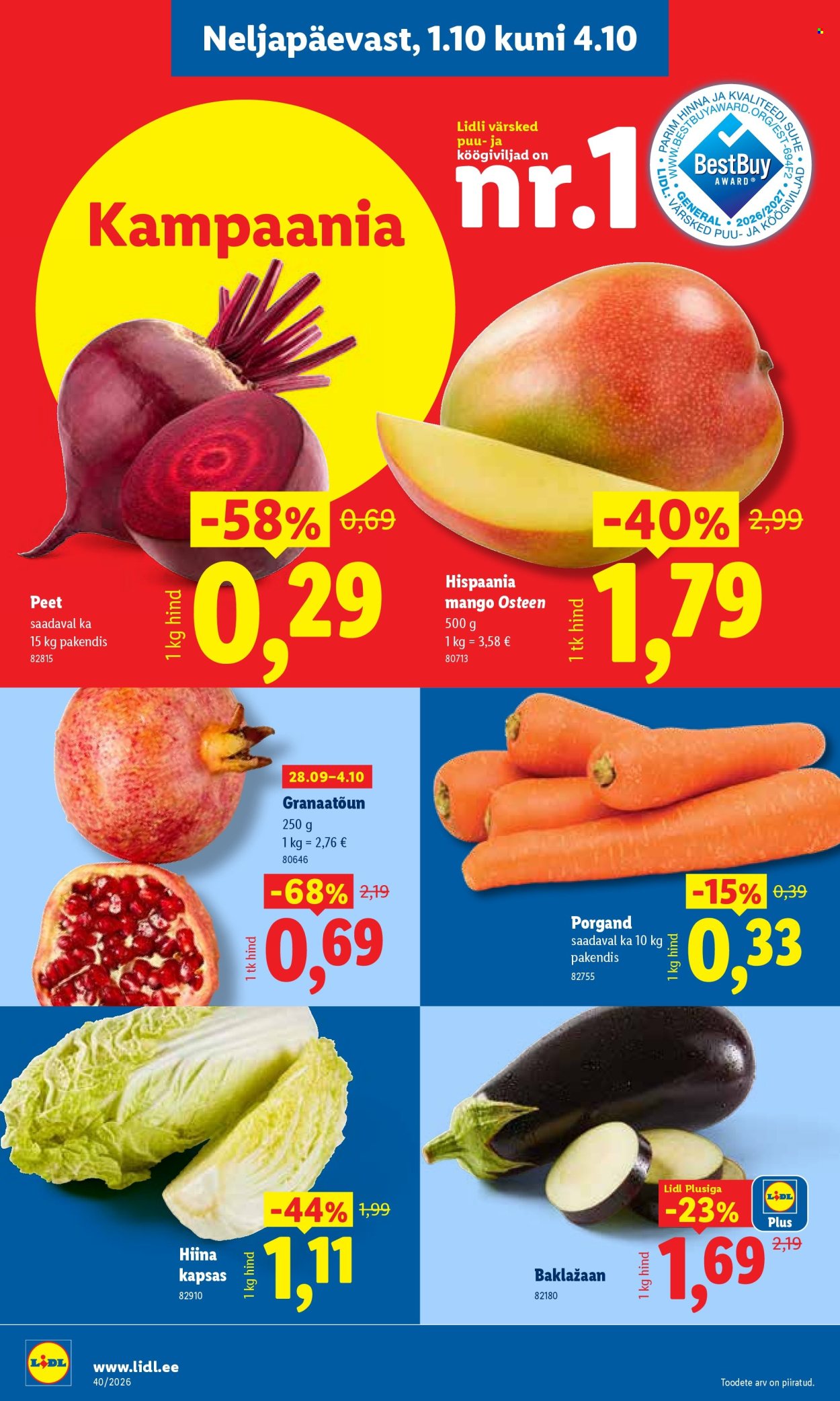 lidl - Lidl kliendileht (28.09 - 4.10.2026) - page: 38