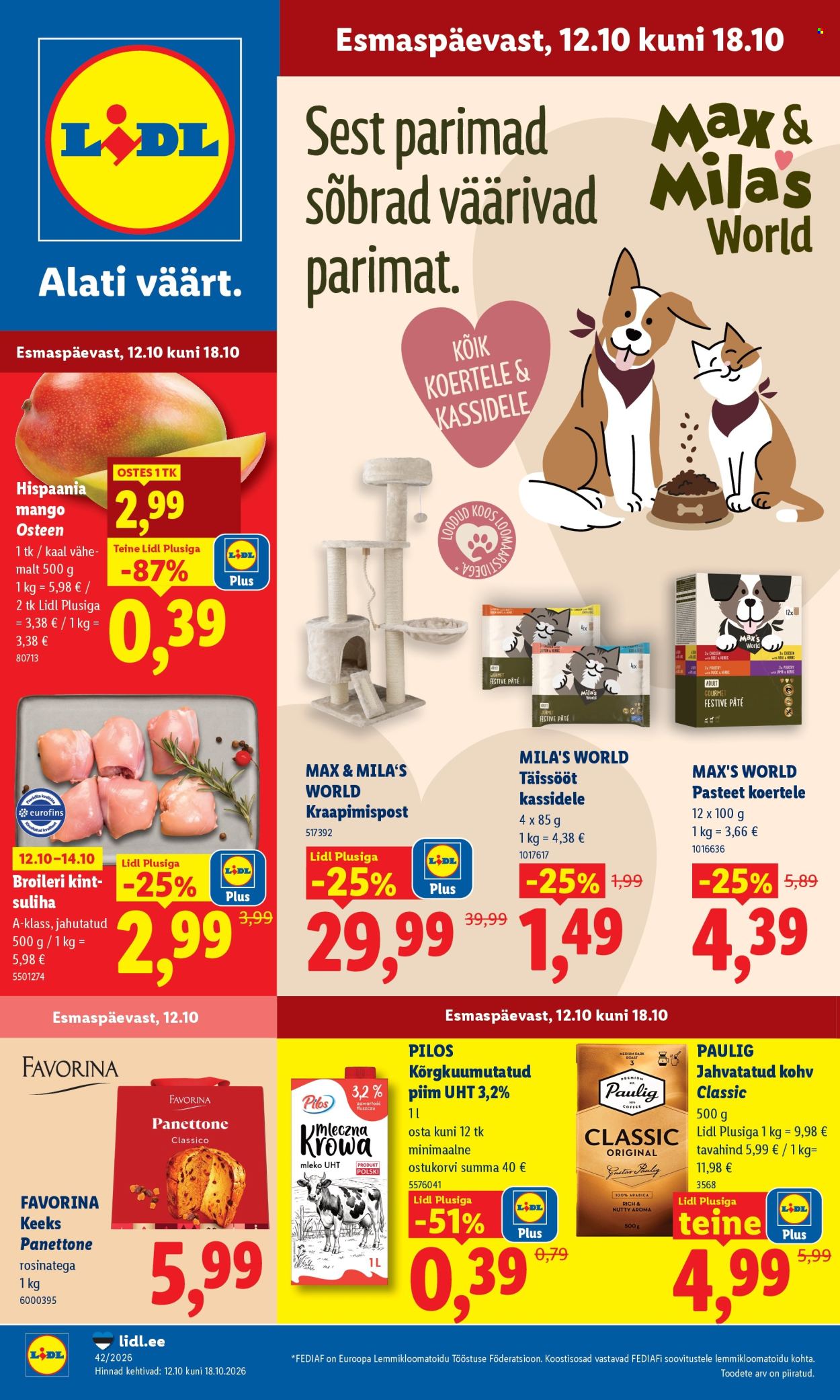 lidl - Lidl kliendileht (12.10 - 18.10.2026)
