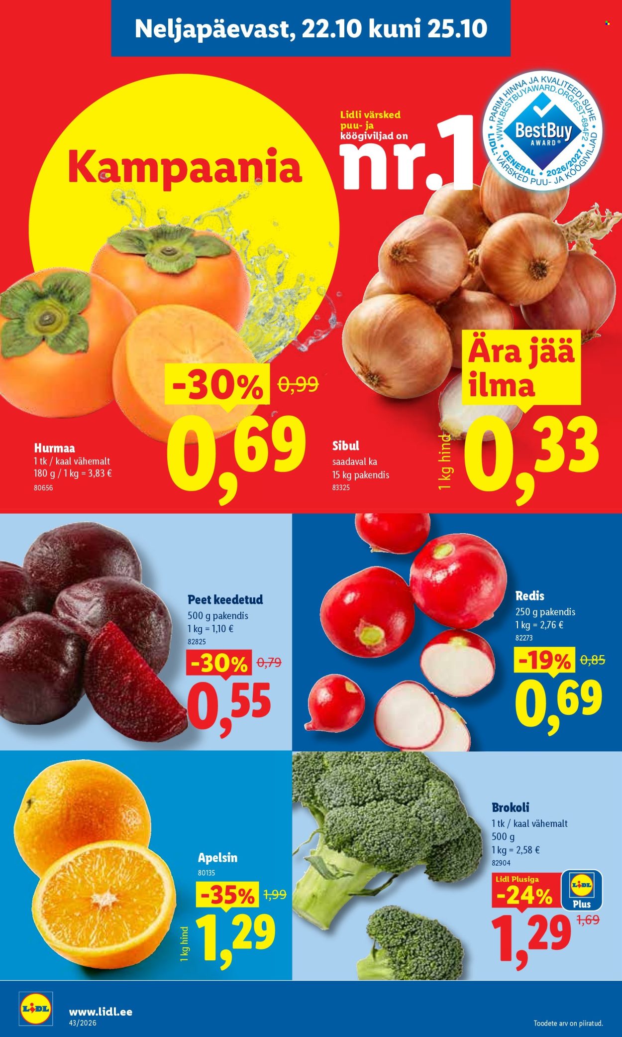 lidl - Lidl kliendileht (19.10 - 25.10.2026) - page: 28