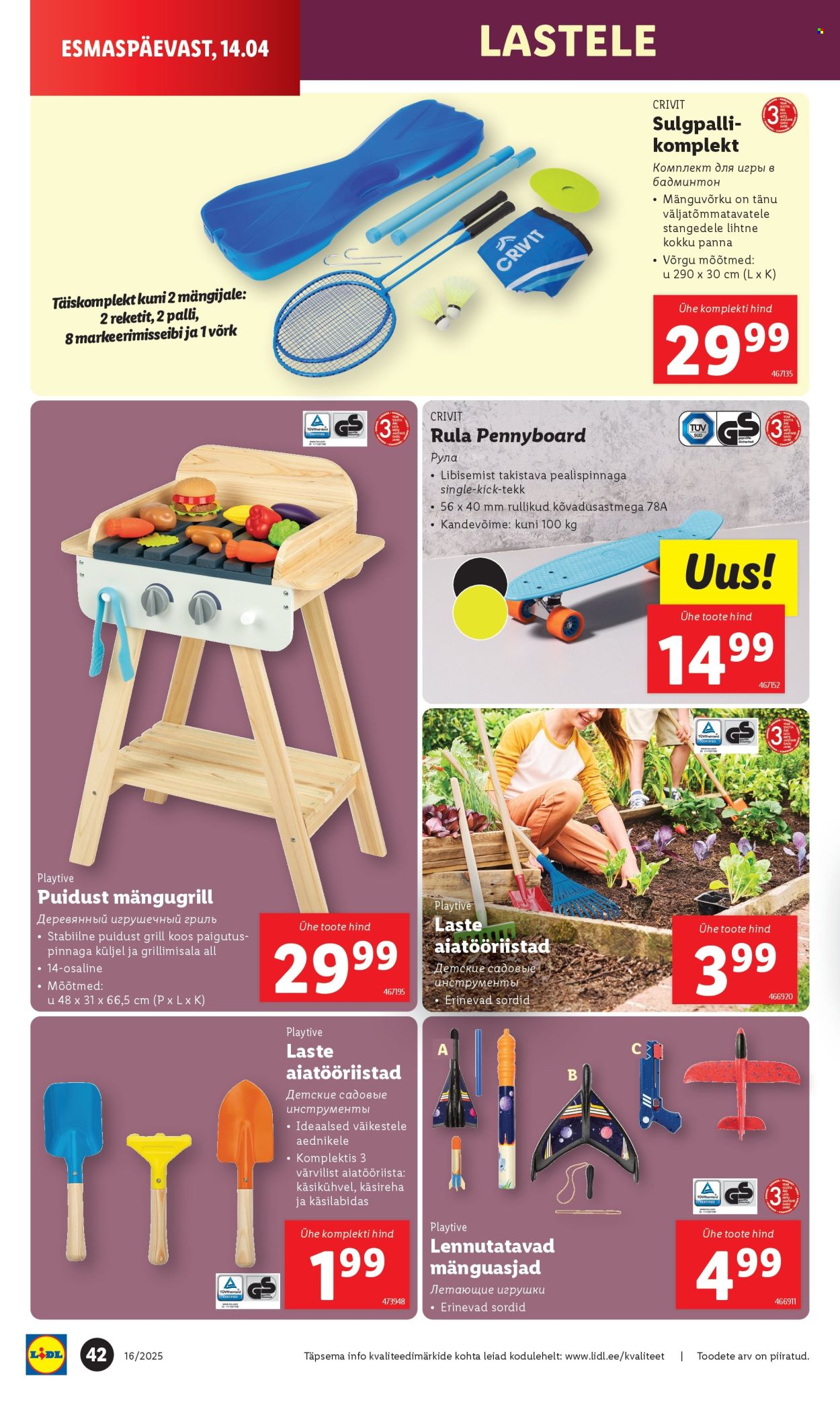 lidl - Lidl kliendileht - kliendileht (14.04 - 20.04.2025) - page: 42 lidl - Lidl kliendileht - kliendileht (14.04 - 20.04.2025) - page: 42