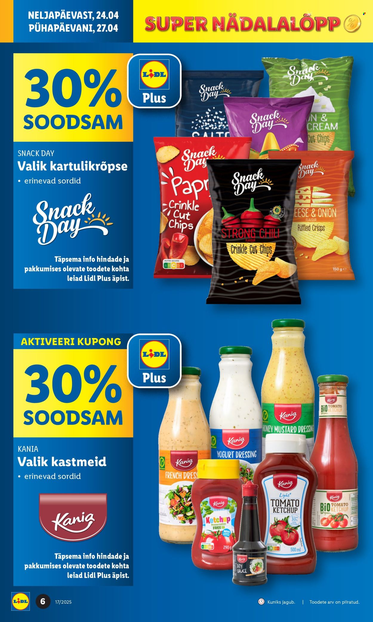 lidl - Lidl kliendileht - Nädalalõpu pakkumised (24.04 - 27.04.2025) - page: 6 lidl - Lidl kliendileht - Nädalalõpu pakkumised (24.04 - 27.04.2025) - page: 6