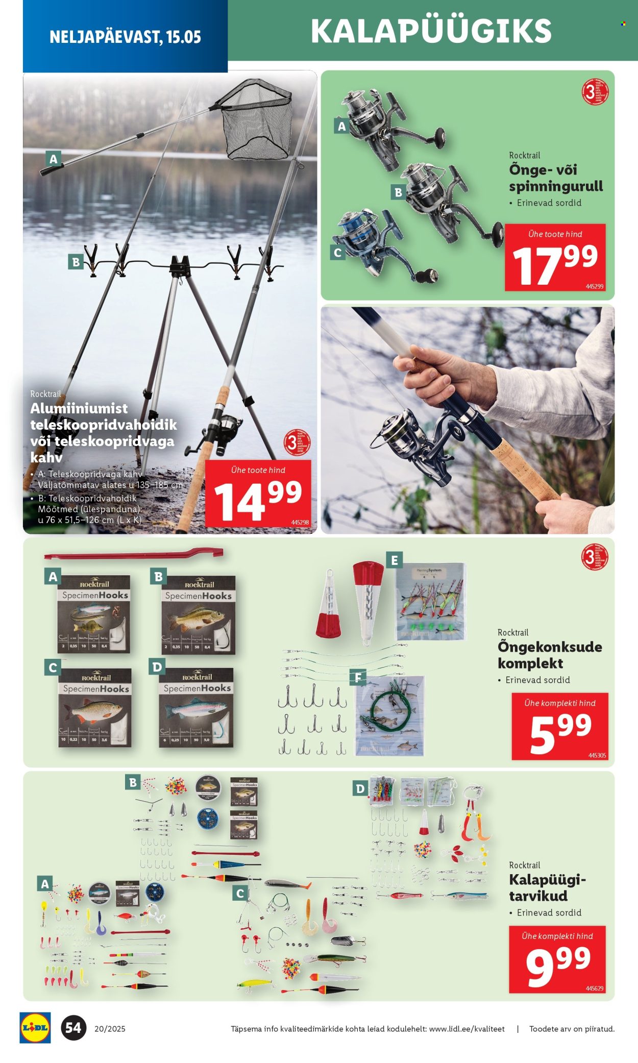 lidl - Lidl kliendileht - Nädalalõpu pakkumised (15.05 - 18.05.2025) - page: 54 lidl - Lidl kliendileht - Nädalalõpu pakkumised (15.05 - 18.05.2025) - page: 54
