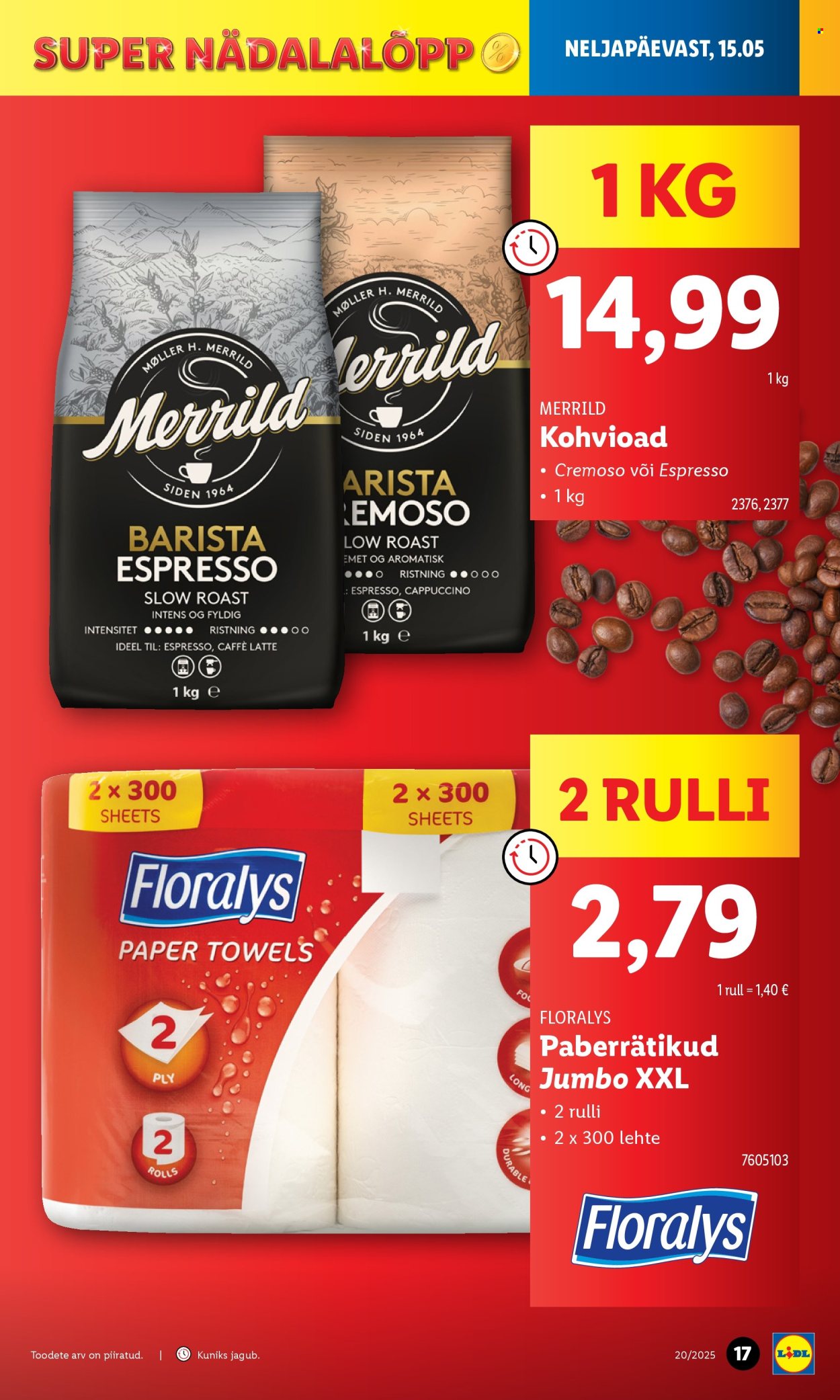lidl - Lidl kliendileht - Nädalalõpu pakkumised (15.05 - 18.05.2025) - page: 17 lidl - Lidl kliendileht - Nädalalõpu pakkumised (15.05 - 18.05.2025) - page: 17