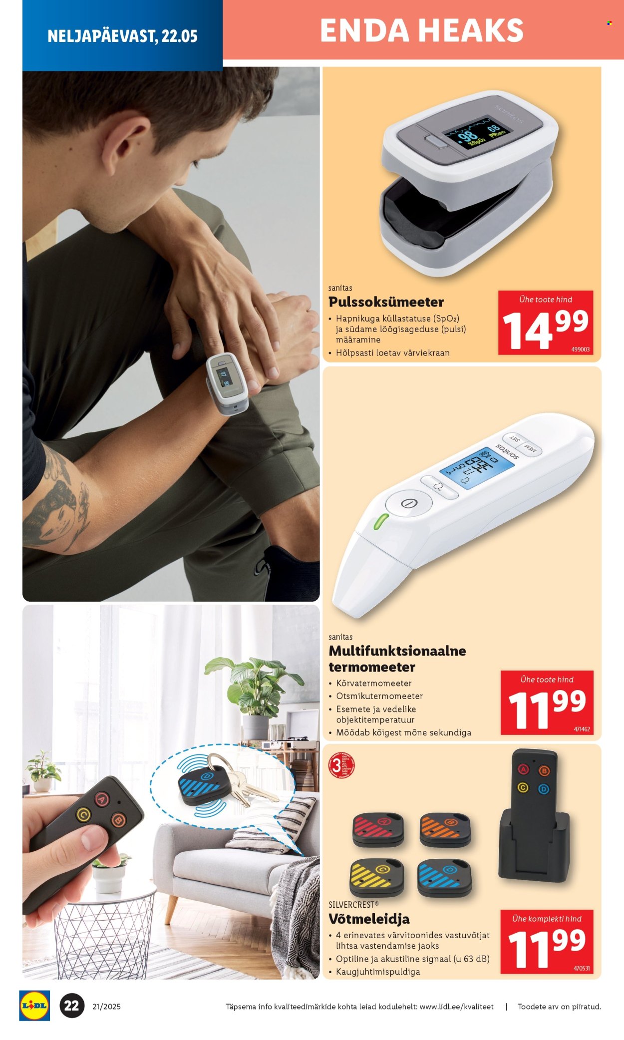 lidl - Lidl kliendileht - Tööstuskaupade pakkumised (19.05 - 25.05.2025) - page: 22
