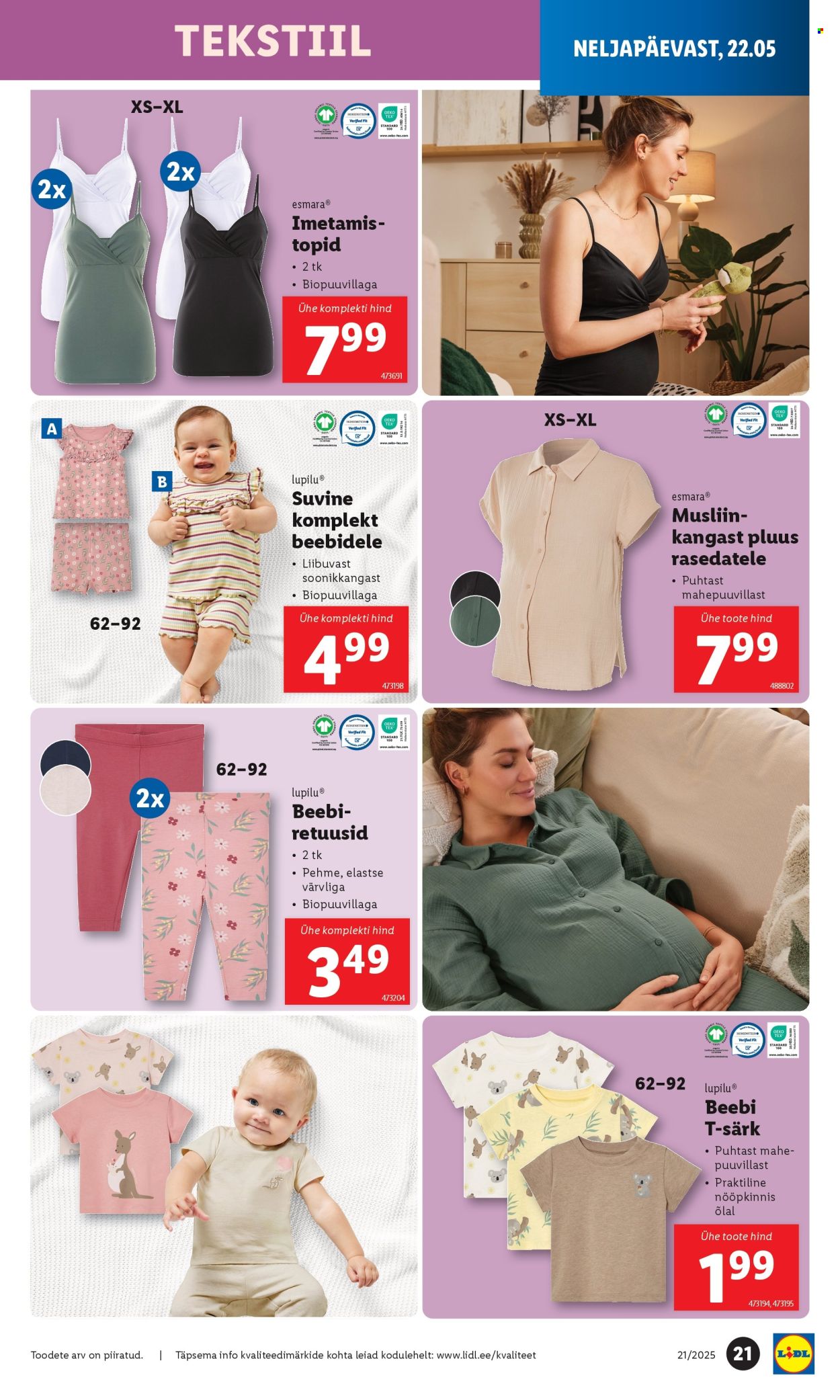lidl - Lidl kliendileht - Tööstuskaupade pakkumised (19.05 - 25.05.2025) - page: 21