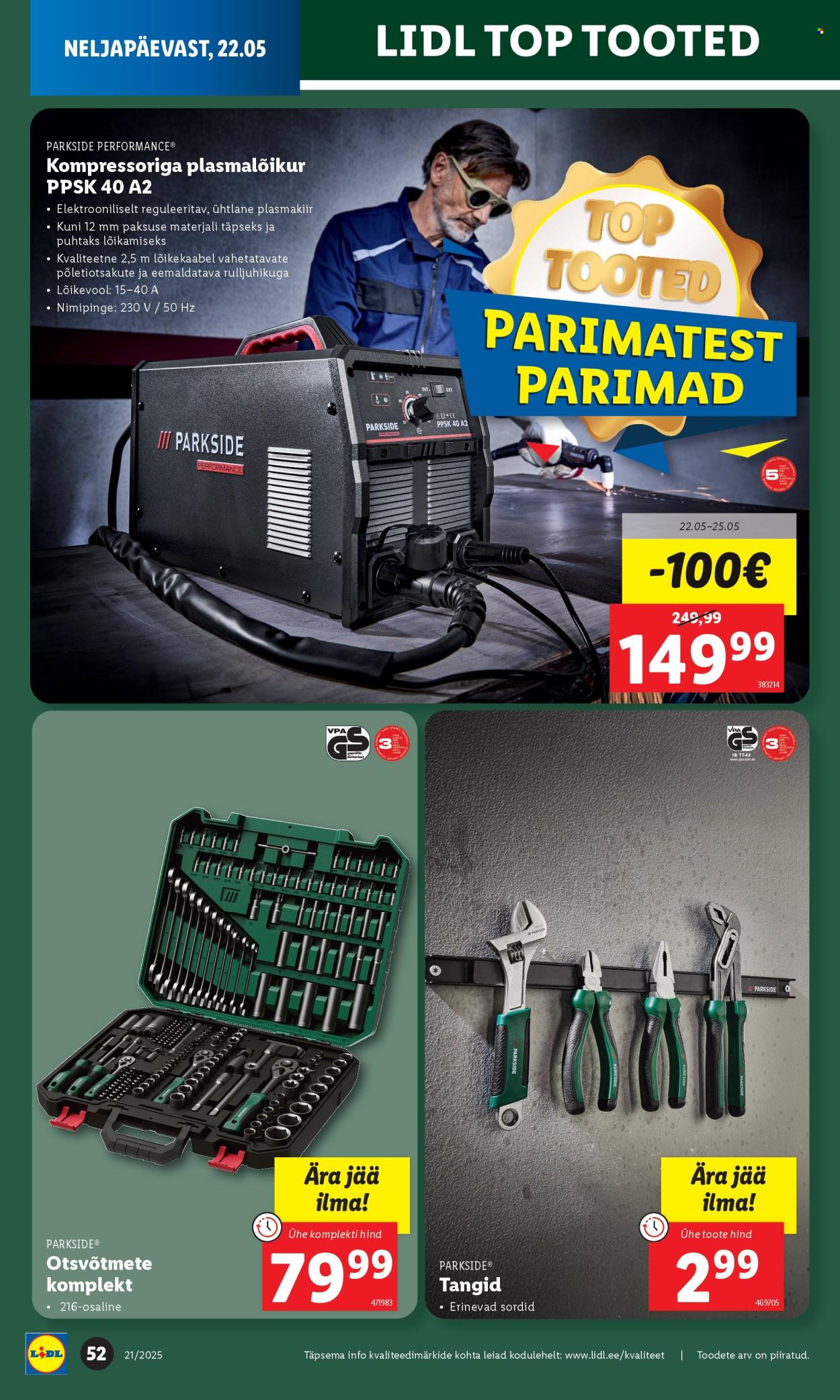 lidl - Lidl kliendileht - Nädalalõpu pakkumised (22.05 - 25.05.2025) - page: 52 lidl - Lidl kliendileht - Nädalalõpu pakkumised (22.05 - 25.05.2025) - page: 52