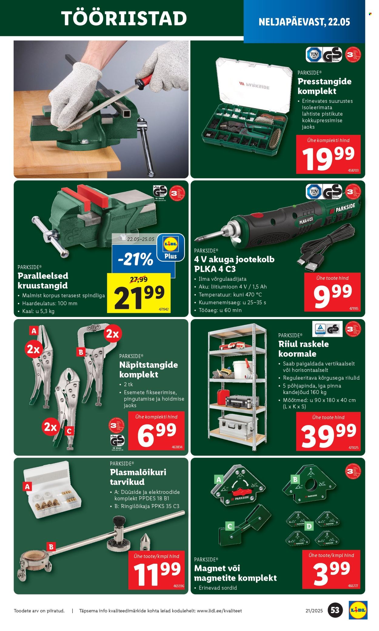 lidl - Lidl kliendileht - Nädalalõpu pakkumised (22.05 - 25.05.2025) - page: 53 lidl - Lidl kliendileht - Nädalalõpu pakkumised (22.05 - 25.05.2025) - page: 53