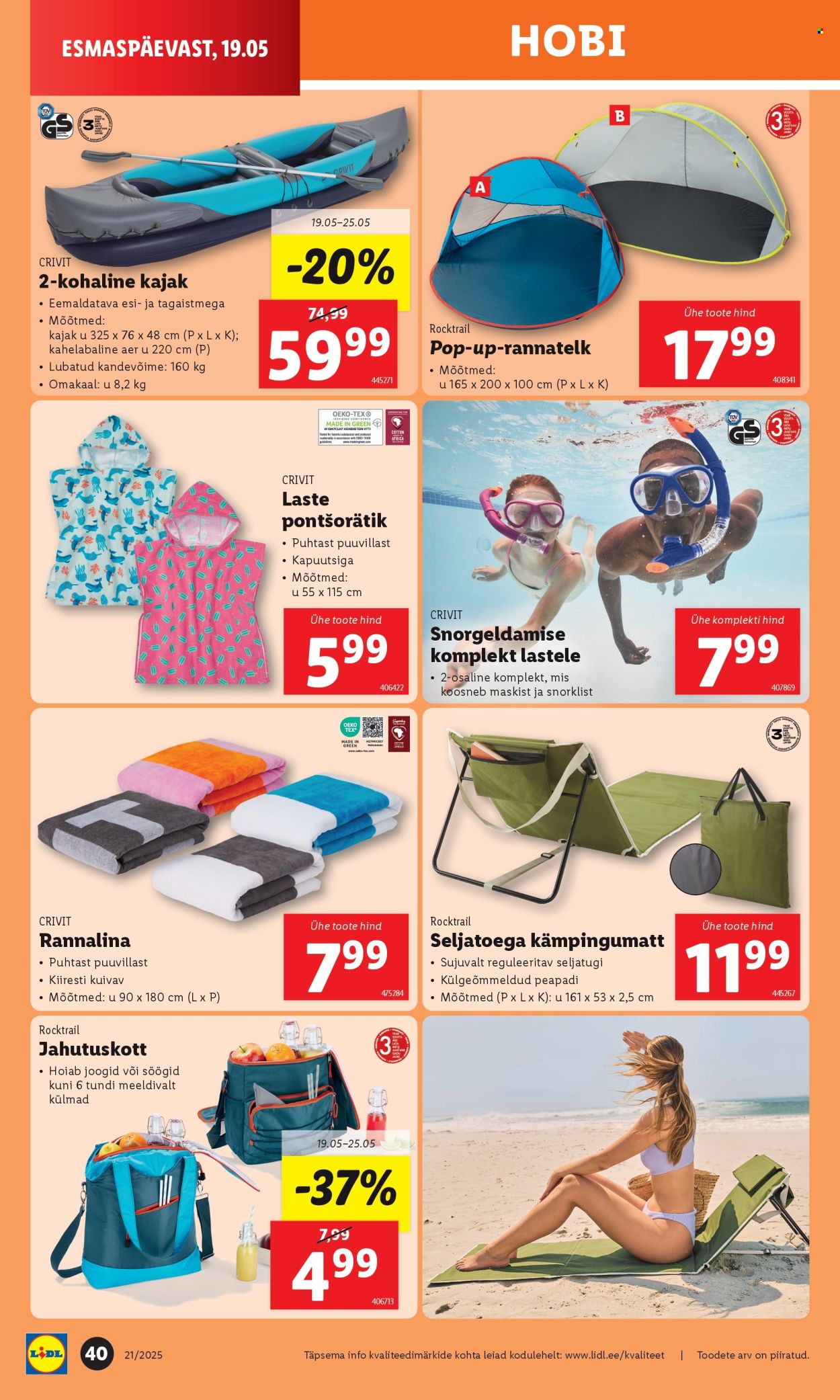 lidl - Lidl kliendileht - Nädalalõpu pakkumised (22.05 - 25.05.2025) - page: 40 lidl - Lidl kliendileht - Nädalalõpu pakkumised (22.05 - 25.05.2025) - page: 40
