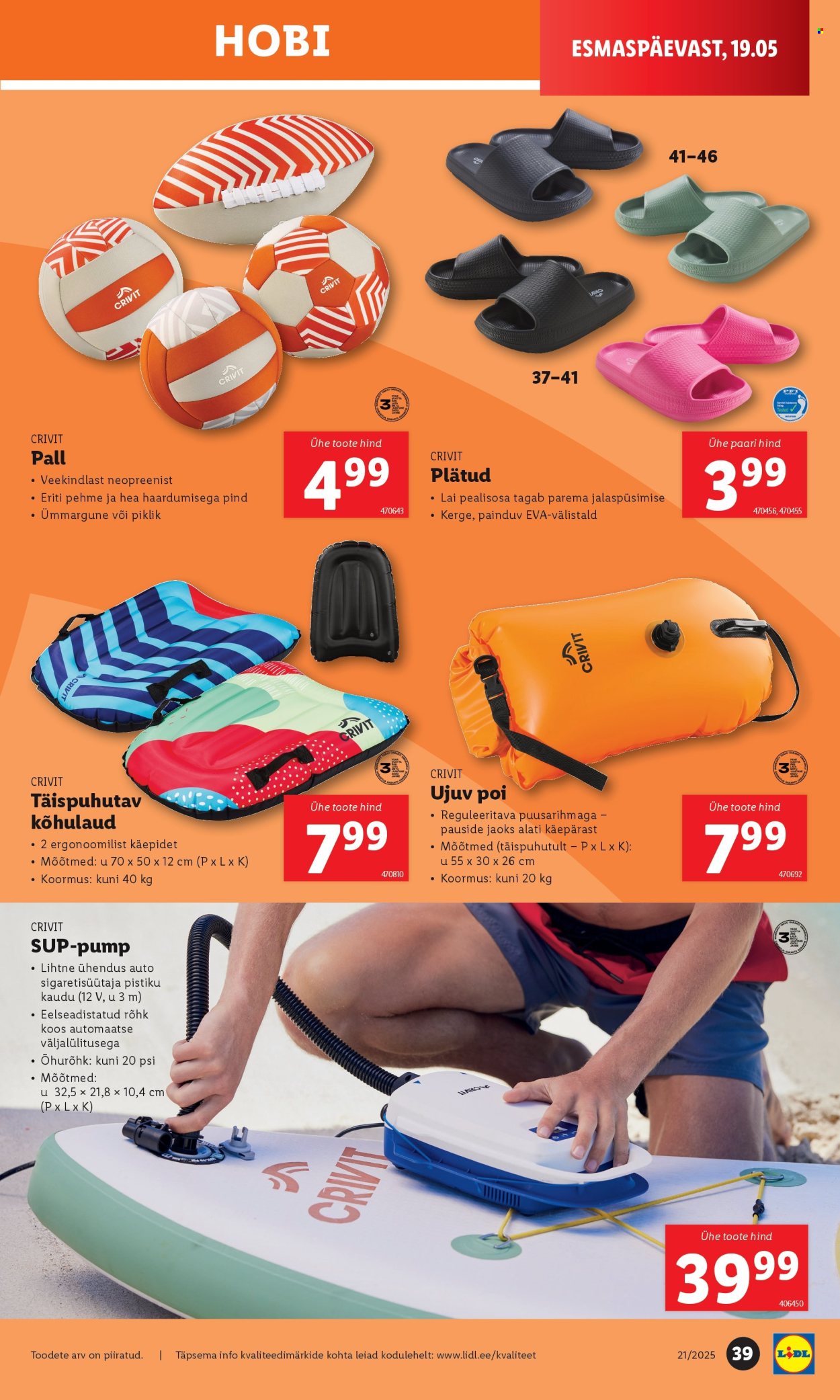 lidl - Lidl kliendileht - Nädalalõpu pakkumised (22.05 - 25.05.2025) - page: 39 lidl - Lidl kliendileht - Nädalalõpu pakkumised (22.05 - 25.05.2025) - page: 39