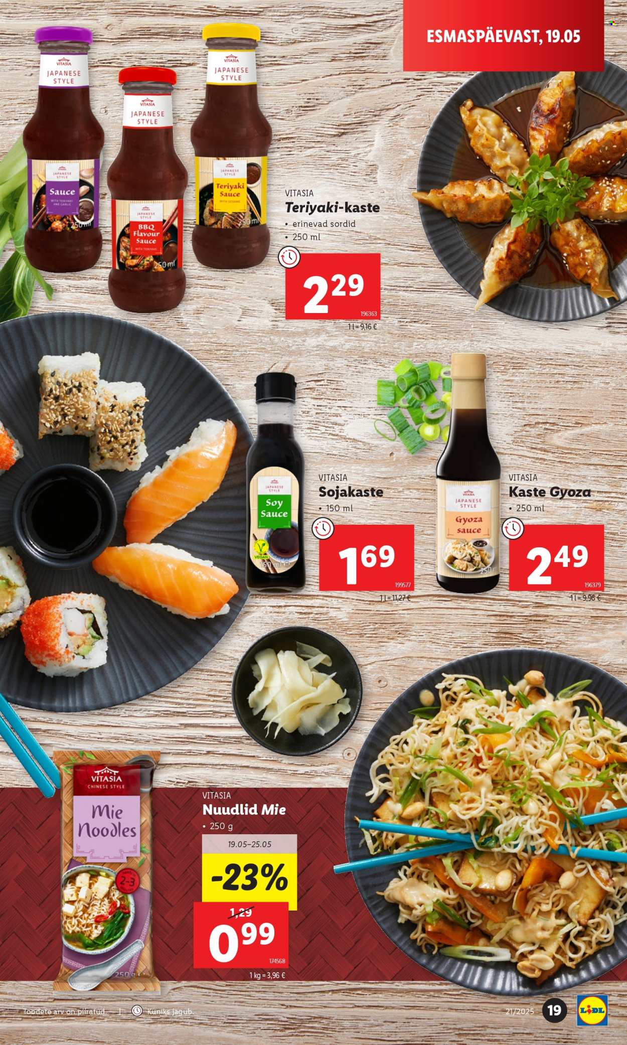 lidl - Lidl kliendileht - Nädalalõpu pakkumised (22.05 - 25.05.2025) - page: 19 lidl - Lidl kliendileht - Nädalalõpu pakkumised (22.05 - 25.05.2025) - page: 19