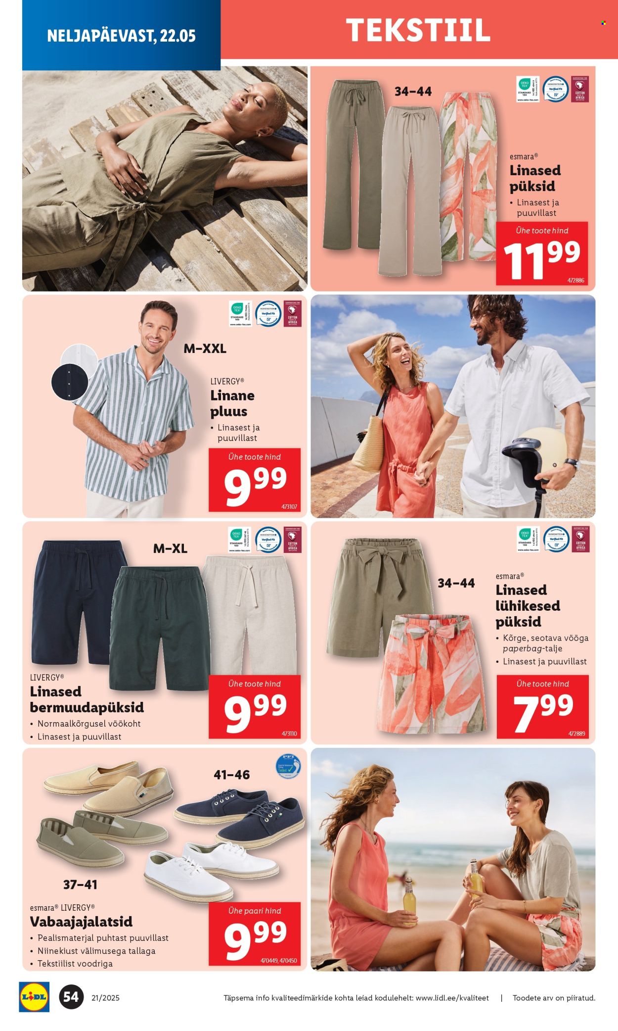 lidl - Lidl kliendileht - Nädalalõpu pakkumised (22.05 - 25.05.2025) - page: 54 lidl - Lidl kliendileht - Nädalalõpu pakkumised (22.05 - 25.05.2025) - page: 54